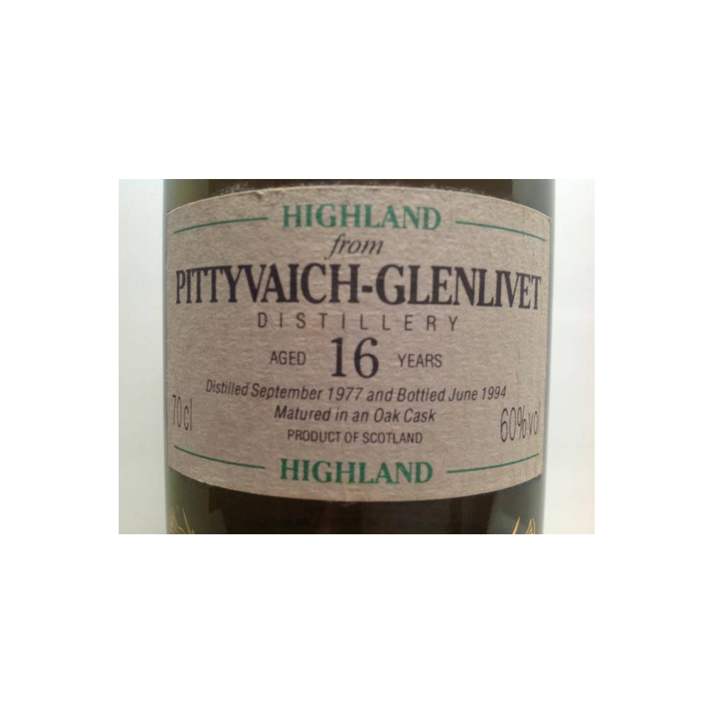 Pittyvaich Authentic Collection 1977 16 Years Single Malt Whisky 2