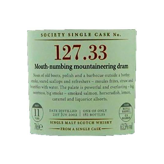 The Scotch Malt Whisky Society 2002 11 Years Single Malt Whisky 2