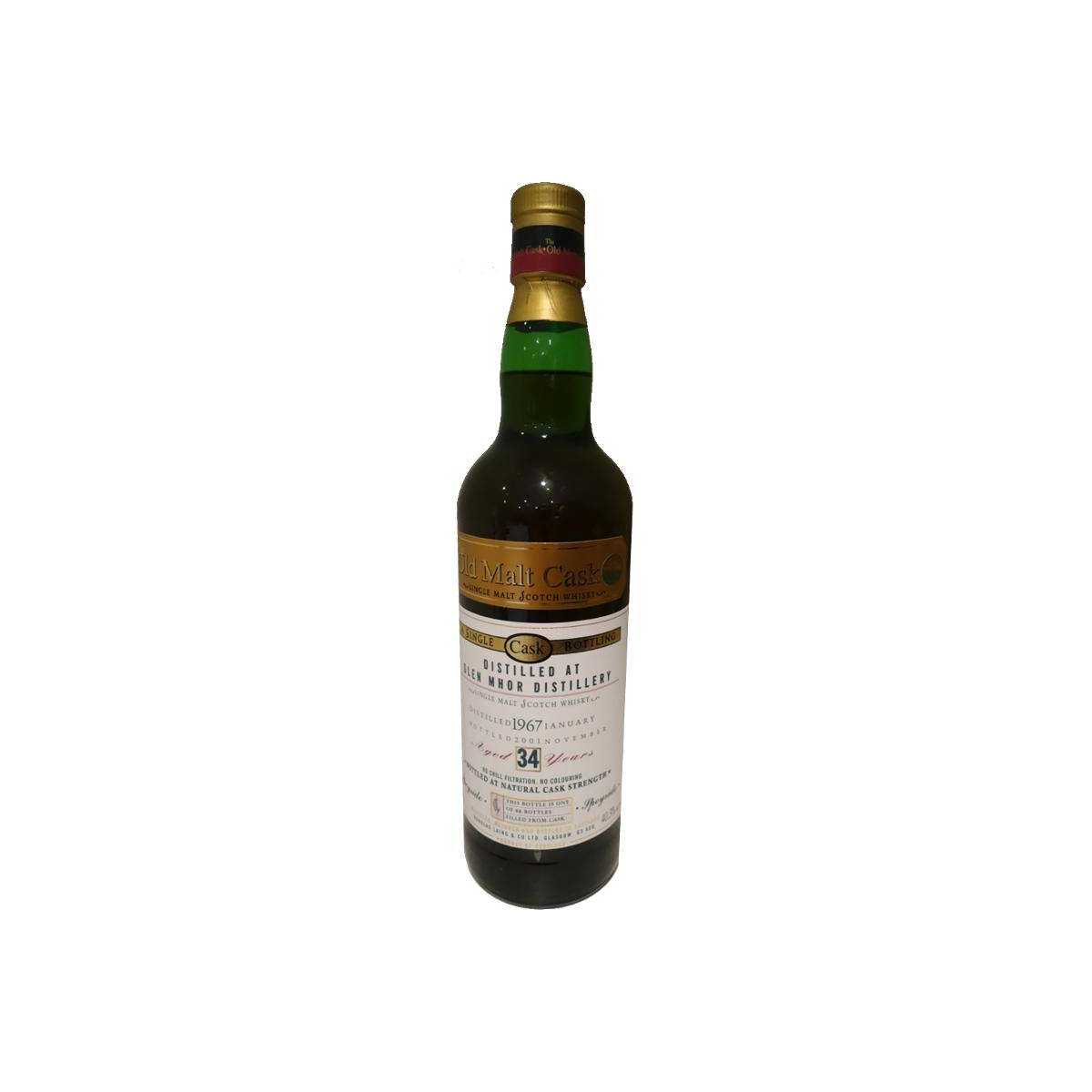 Glen Mhor Old Malt Cask 1967 34 Years Single Malt Whisky