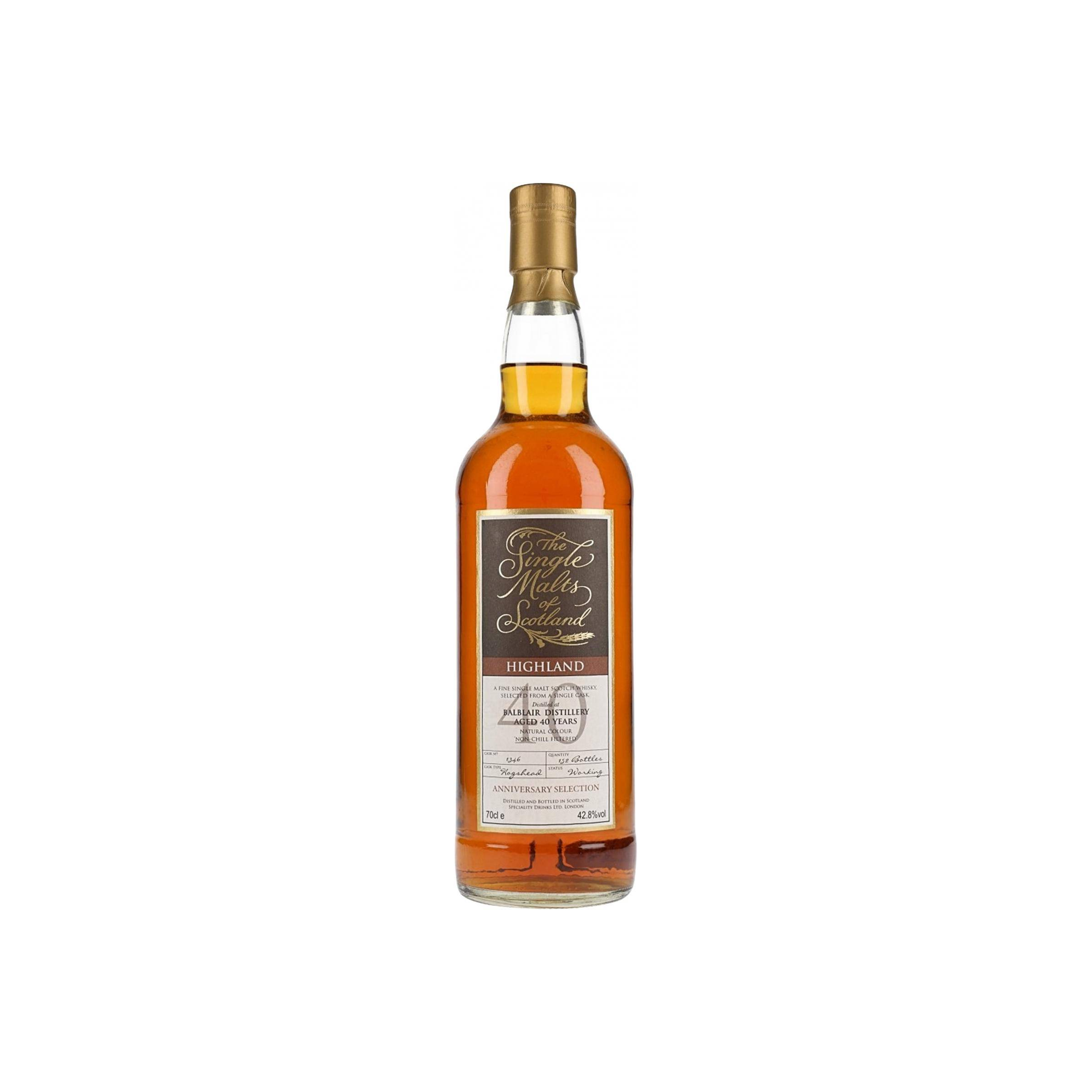 Balblair 40 Years Single Malt Whisky
