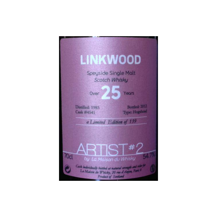 Linkwood 1985 25 Years Single Malt Whisky 2