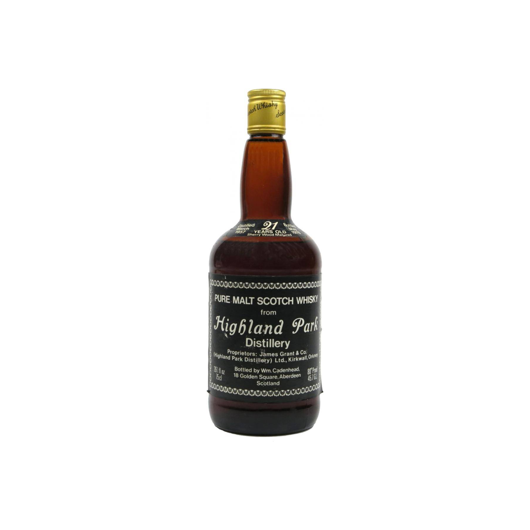 Highland Park 1957 21 Years Single Malt Whisky