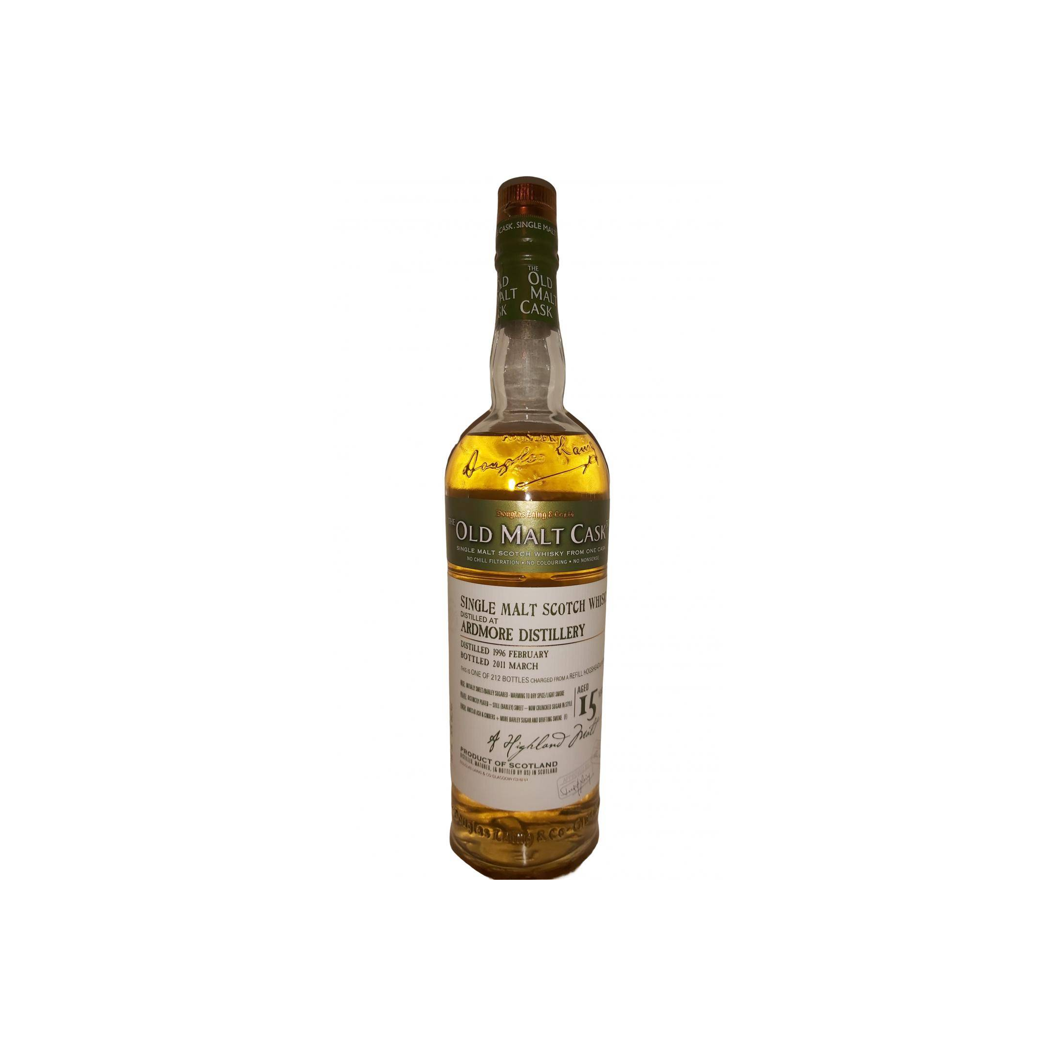 Ardmore Old Malt Cask 1996 15 Years Single Malt Whisky 2