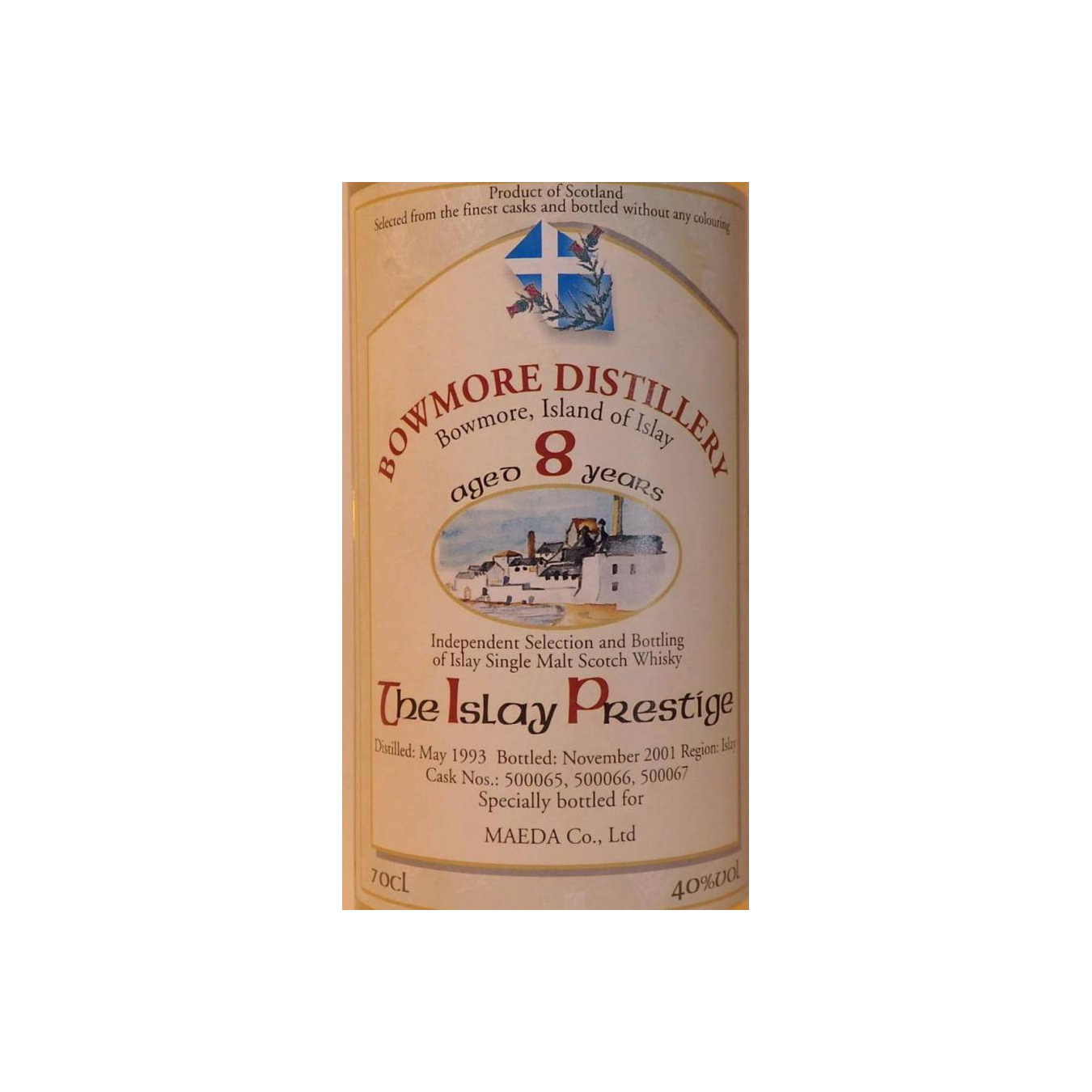 Bowmore 1993 8 Years Single Malt Whisky 2