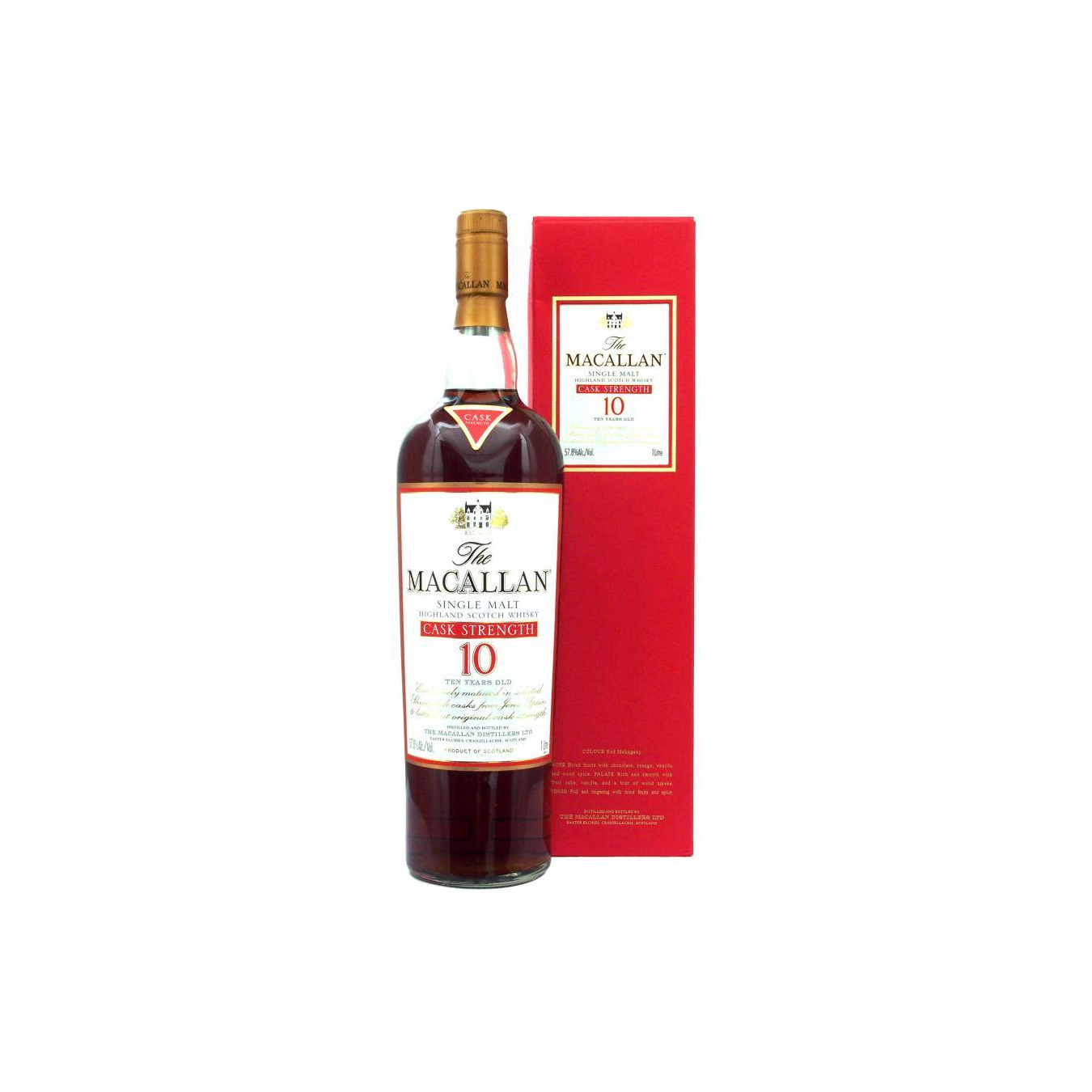 The Macallan Cask Strength Collection 10 Years Single Malt Whisky 2