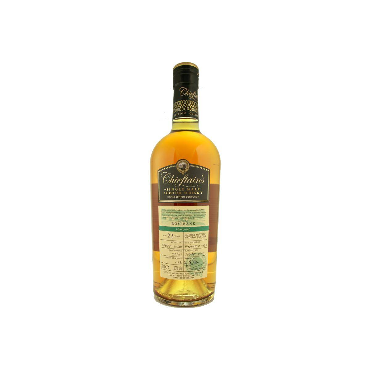 Rosebank 1990 22 Years Single Malt Whisky
