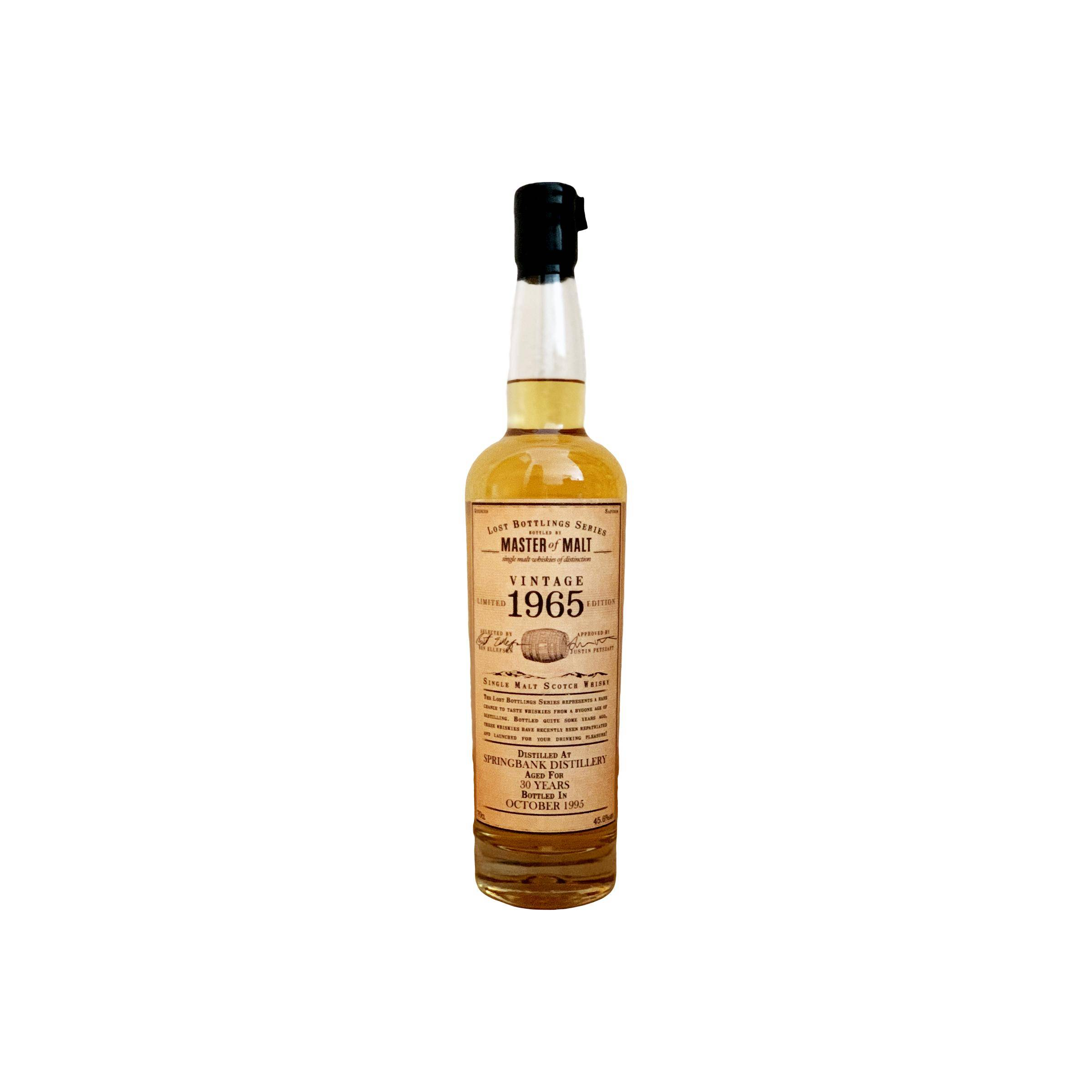 Springbank 1965 30 Years Single Malt Whisky
