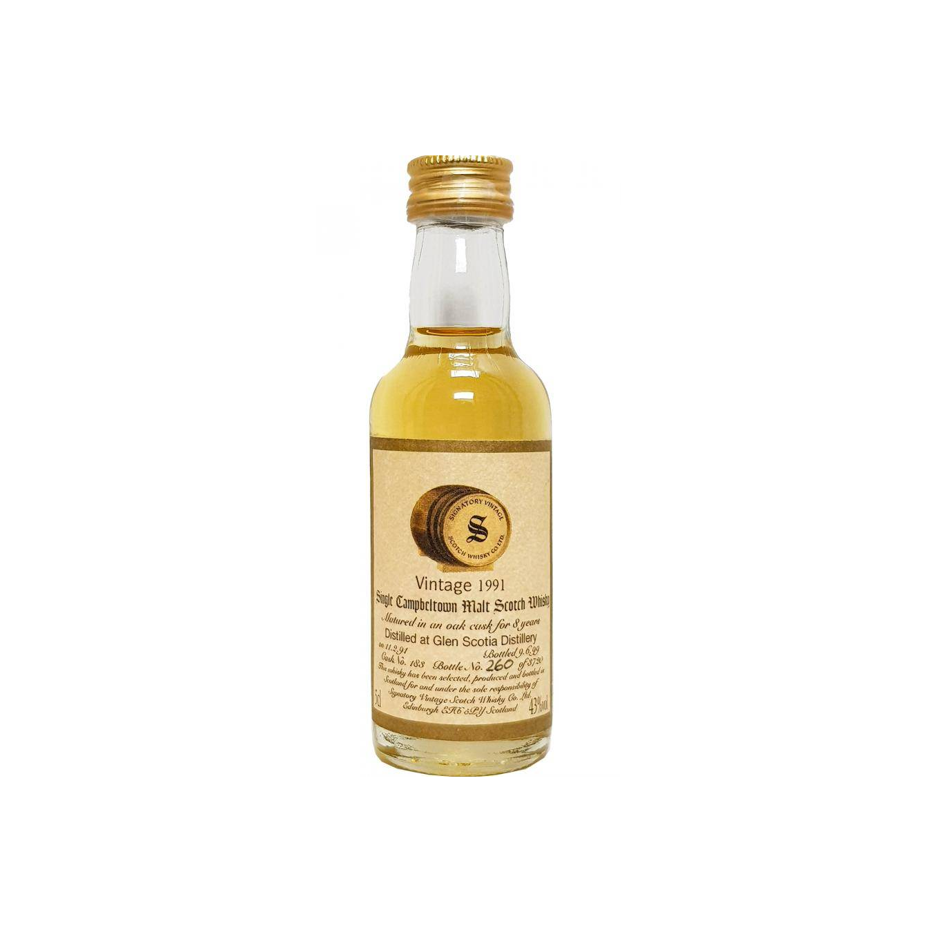 Glen Scotia 1991 8 Years Single Malt Whisky 2