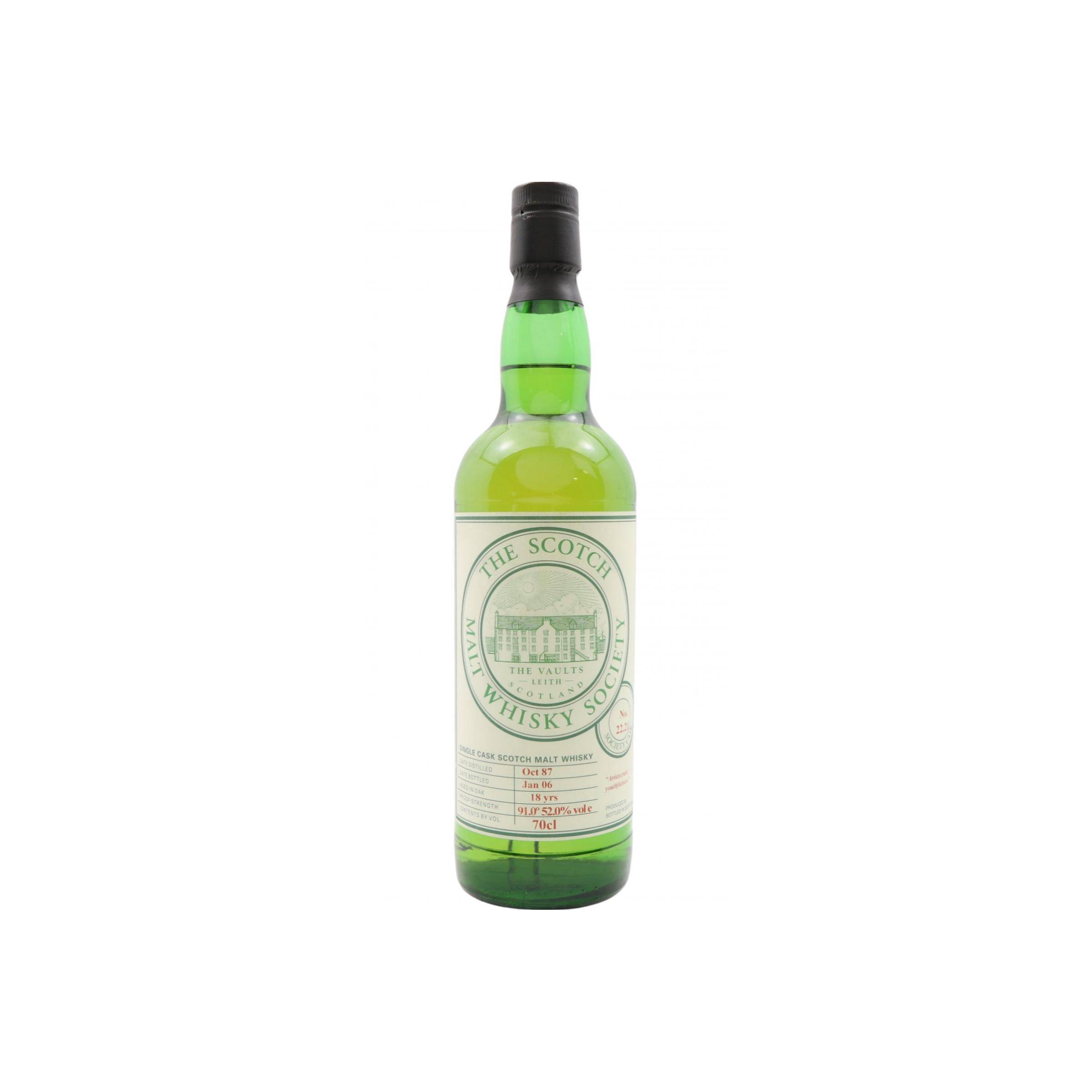 The Scotch Malt Whisky Society 1987 18 Years Single Malt Whisky