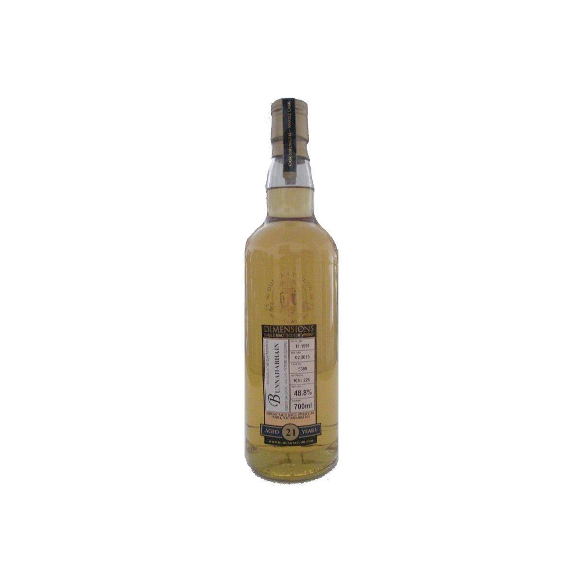 Bunnahabhain Dimensions 1991 21 Years Single Malt Whisky