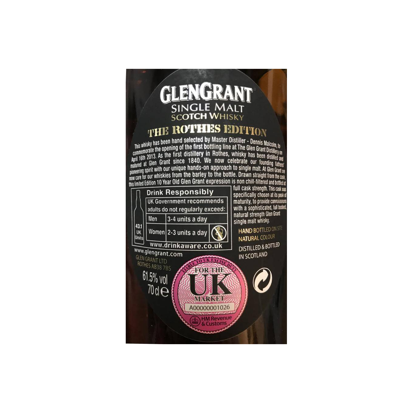 Glen Grant 2002 10 Years Single Malt Whisky 2