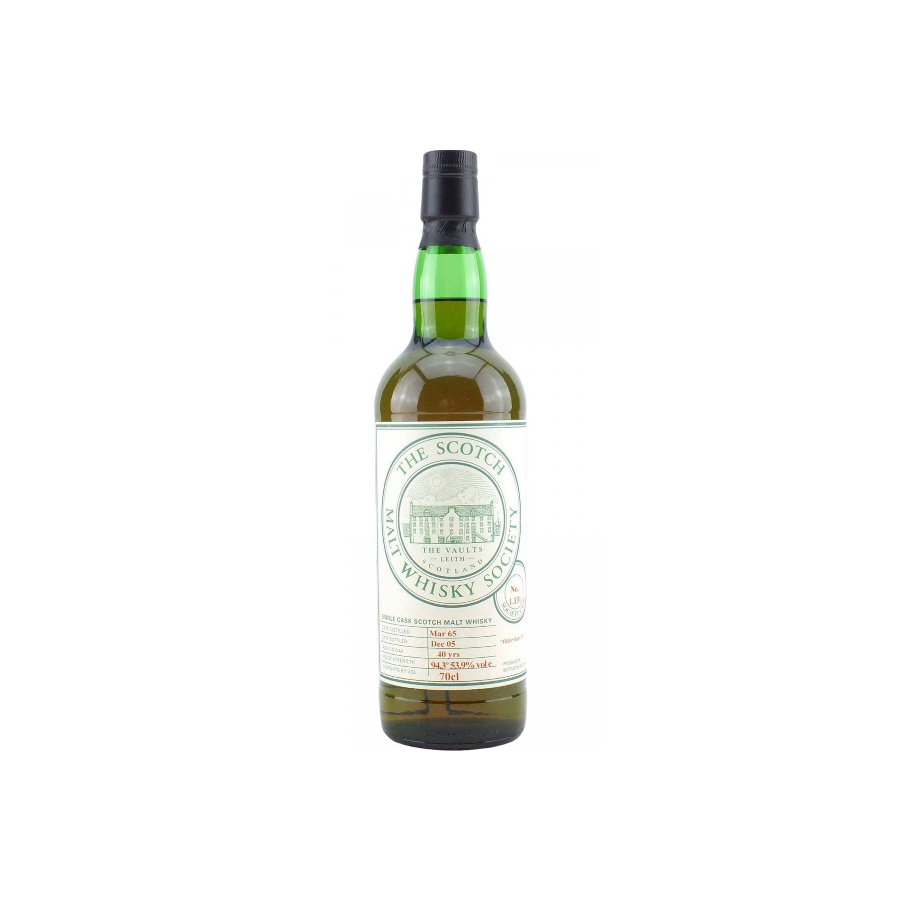 The Scotch Malt Whisky Society 1965 40 Years Single Malt Whisky
