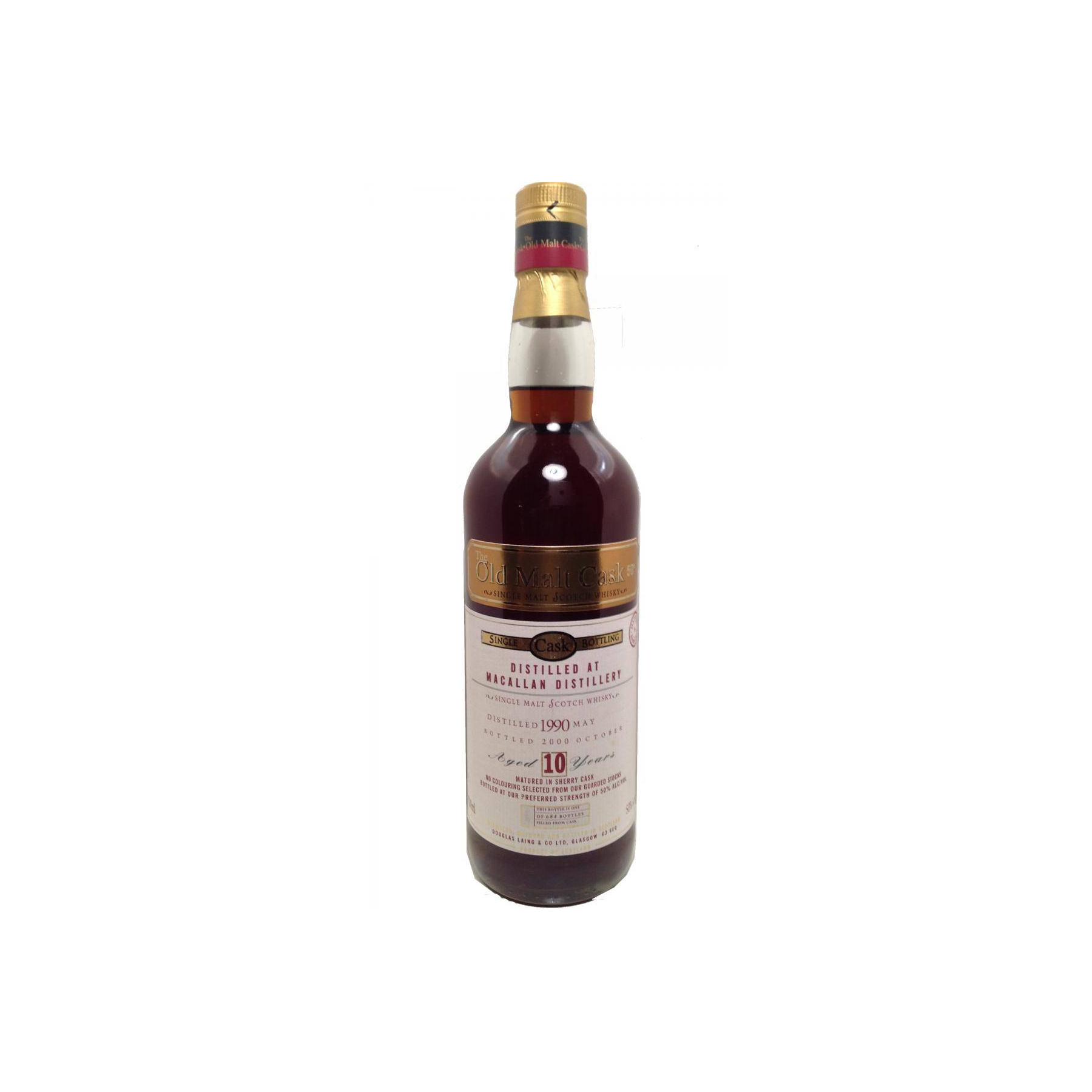 The Macallan Old Malt Cask 1990 10 Years Single Malt Whisky