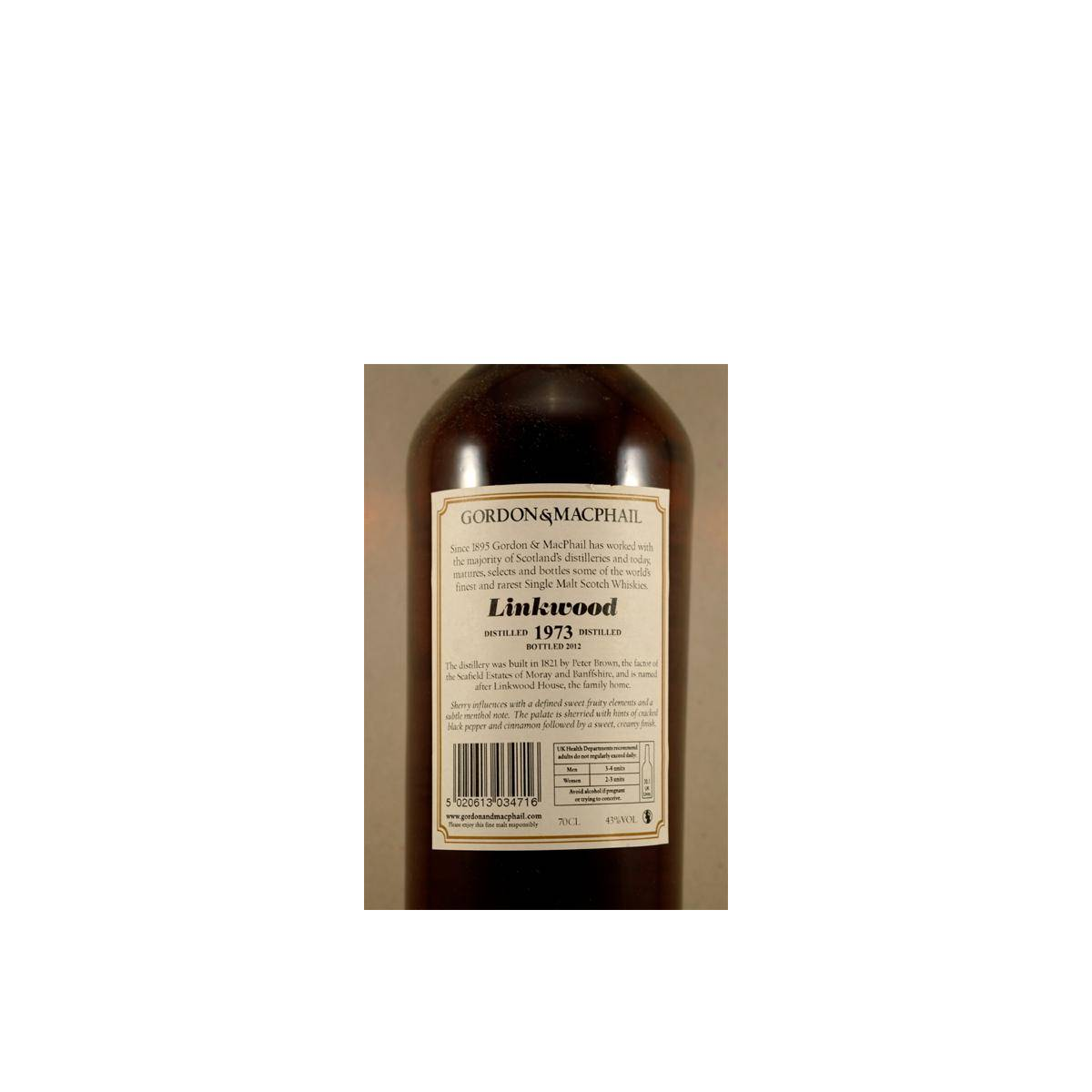 Linkwood Licensed Bottling 1973 39 Years Single Malt Whisky 2