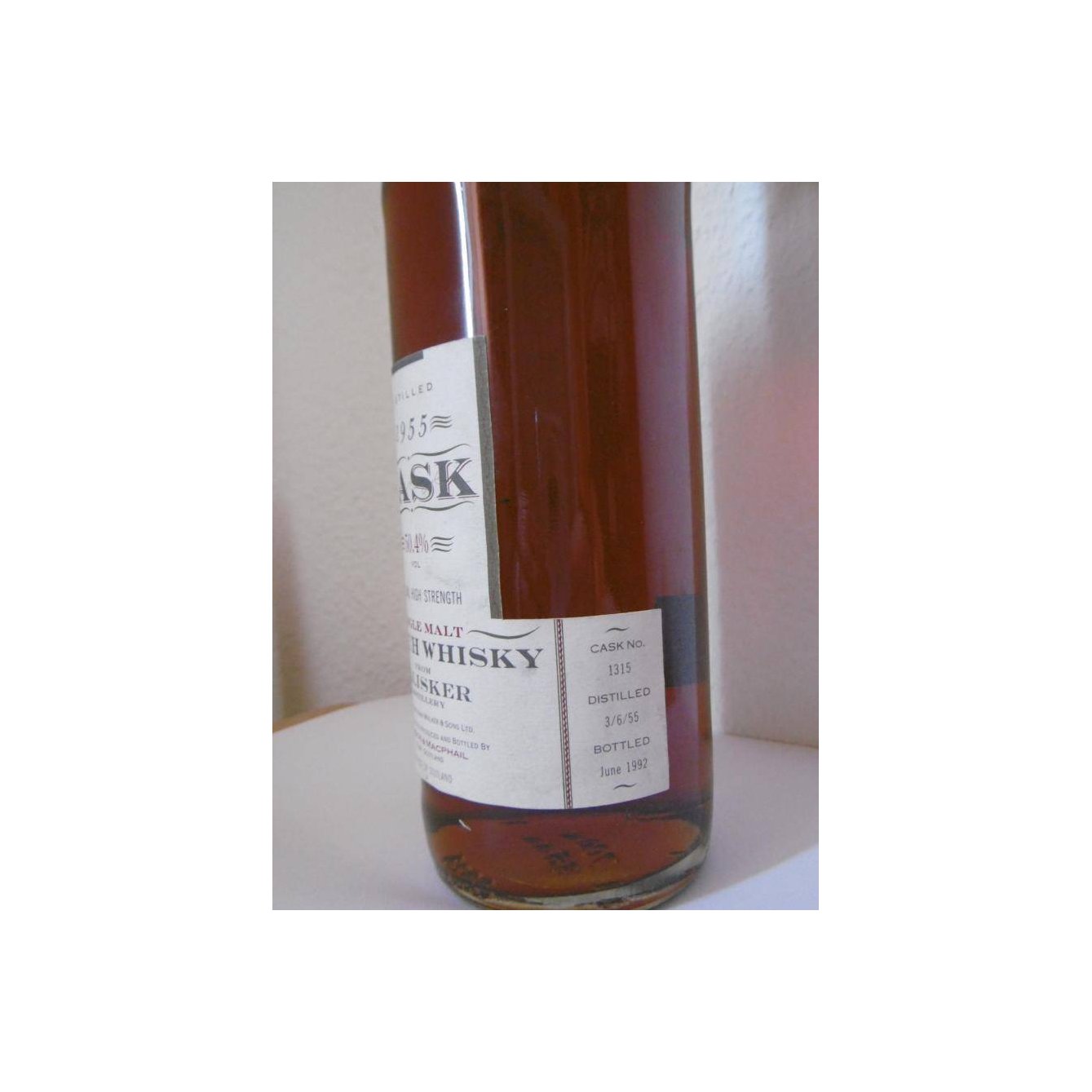 Talisker Cask Strength Collection 1955 37 Years Single Malt Whisky 2