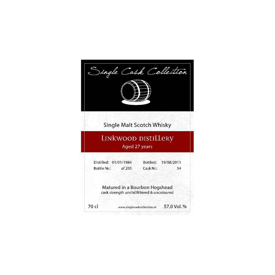 Linkwood 1984 27 Years Single Malt Whisky 2