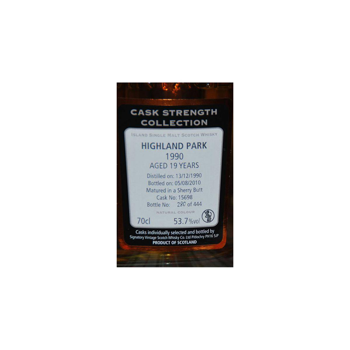 Highland Park Cask Strength Collection 1990 19 Years Single Malt Whisky