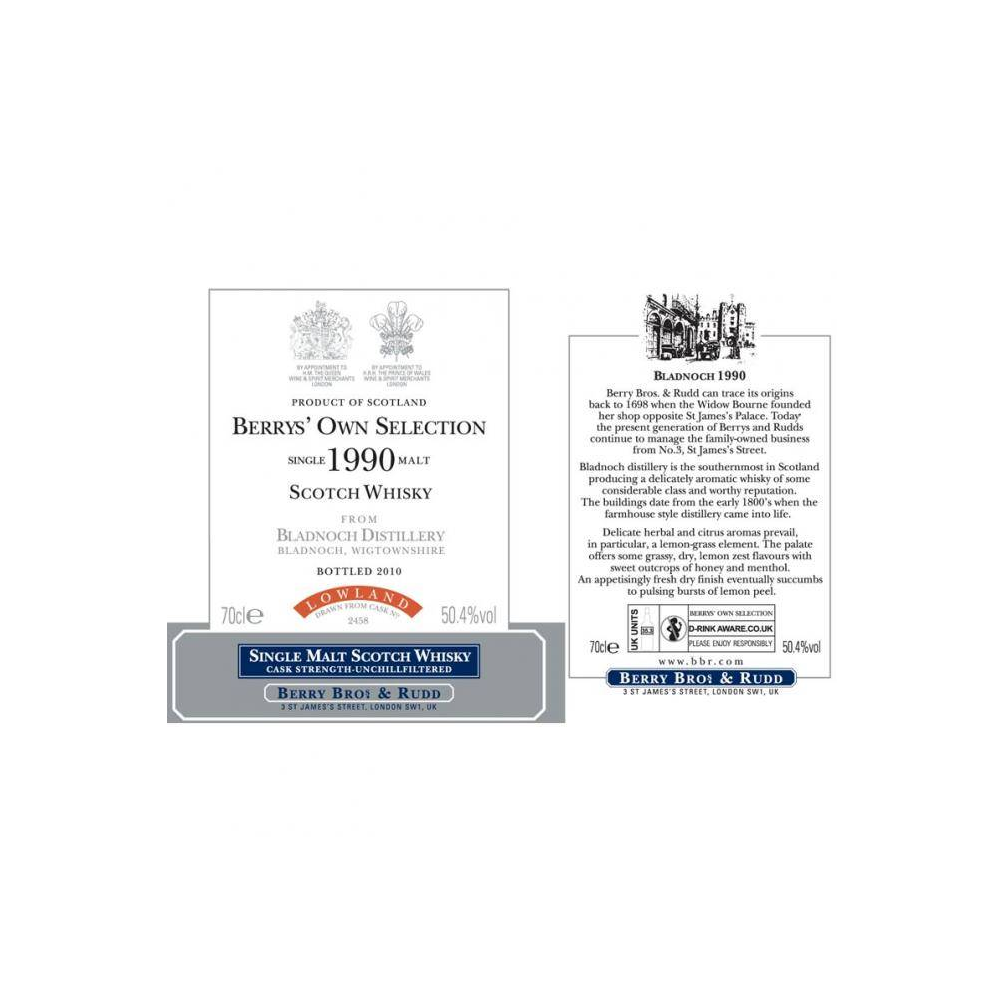 Bladnoch 1990 20 Years Single Malt Whisky