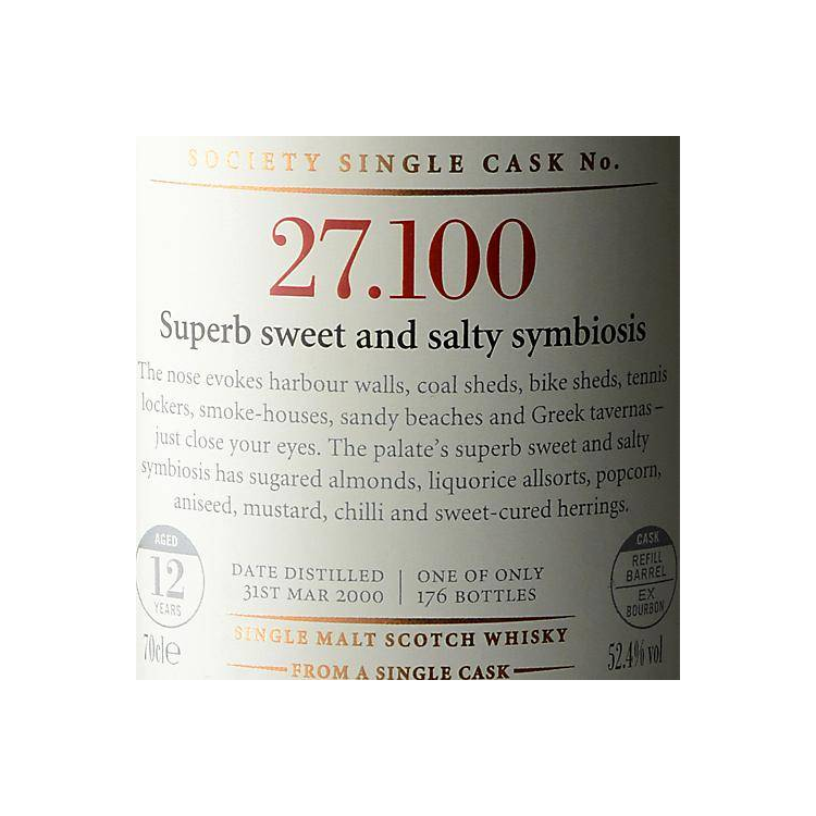 The Scotch Malt Whisky Society 2000 12 Years Single Malt Whisky