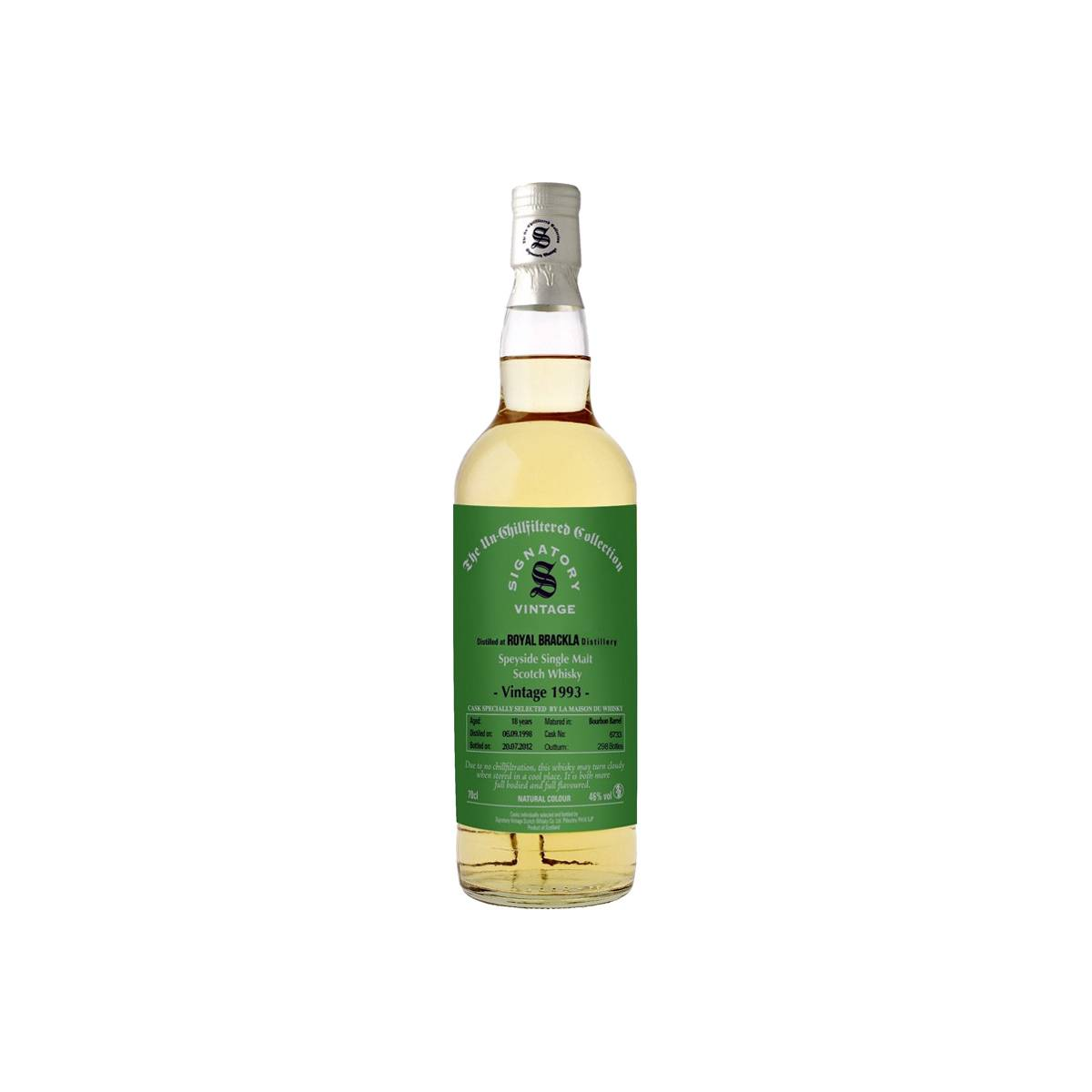 Royal Brackla 1993 18 Years Single Malt Whisky
