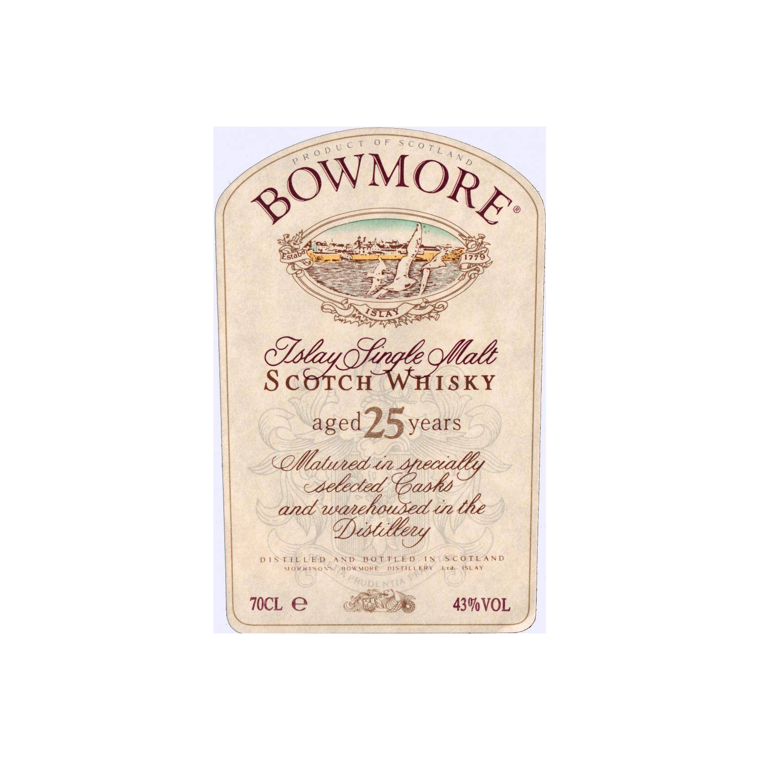 Bowmore 25 Years Single Malt Whisky 2