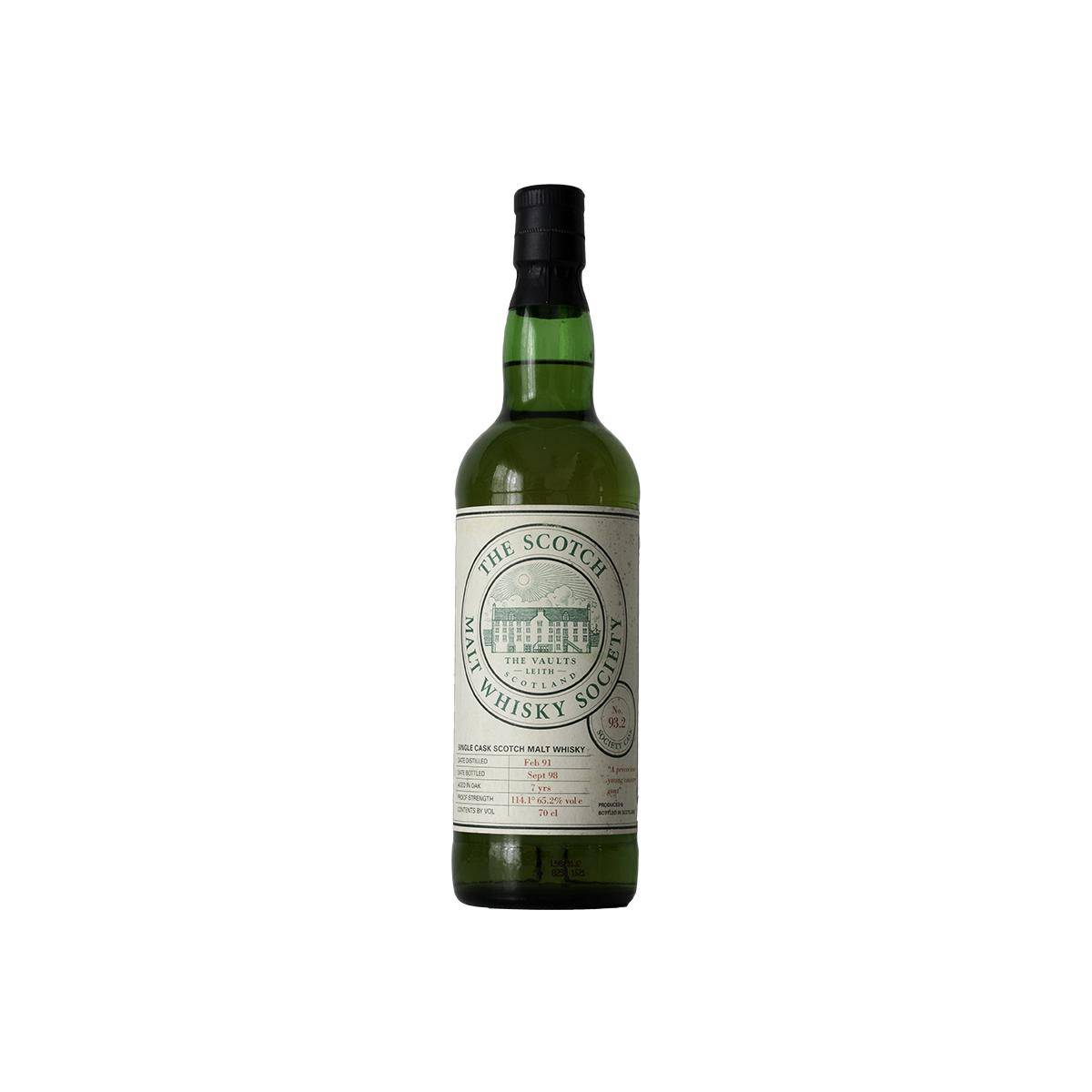 The Scotch Malt Whisky Society 1991 7 Years Single Malt Whisky