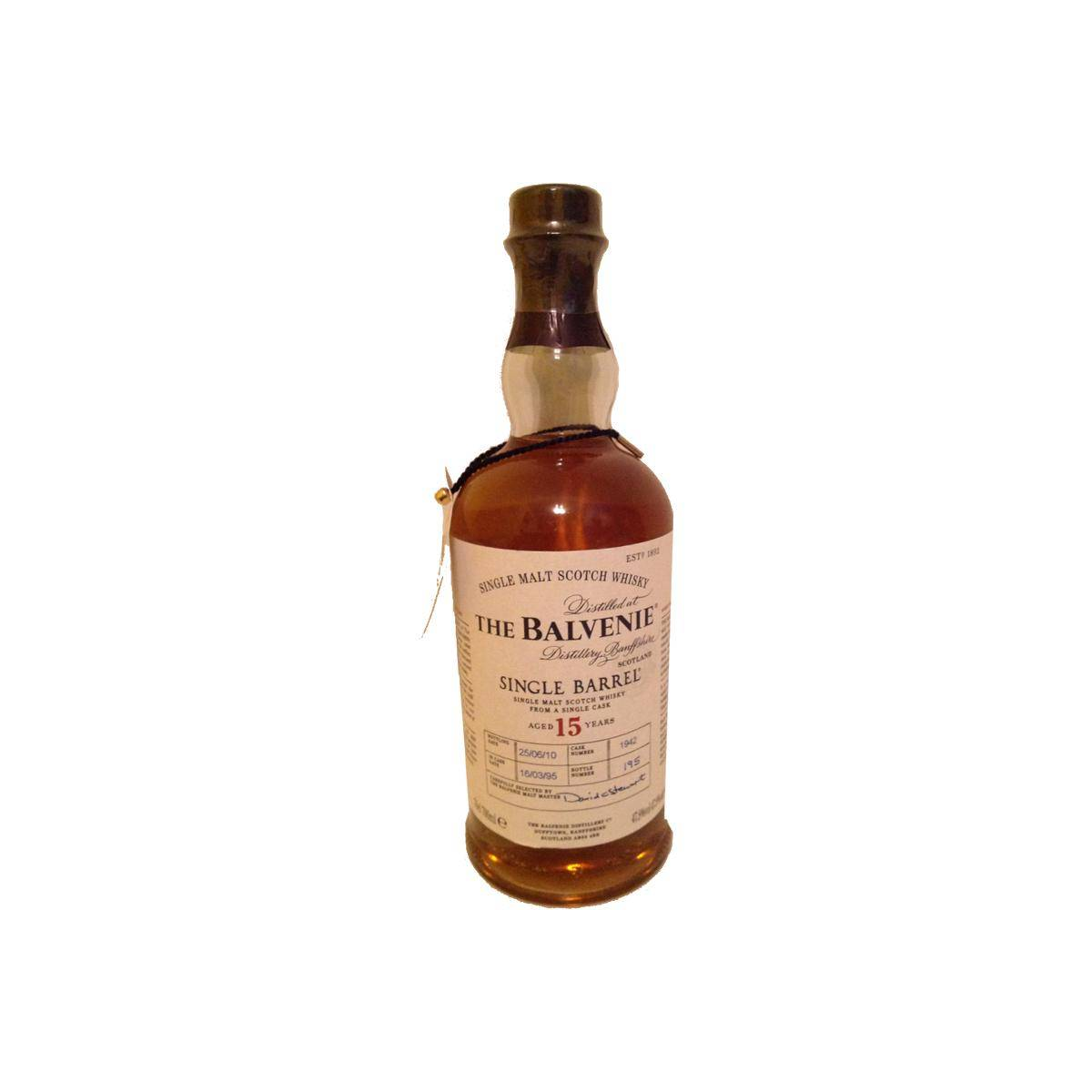 The Balvenie Single Cask 1995 15 Years Single Malt Whisky