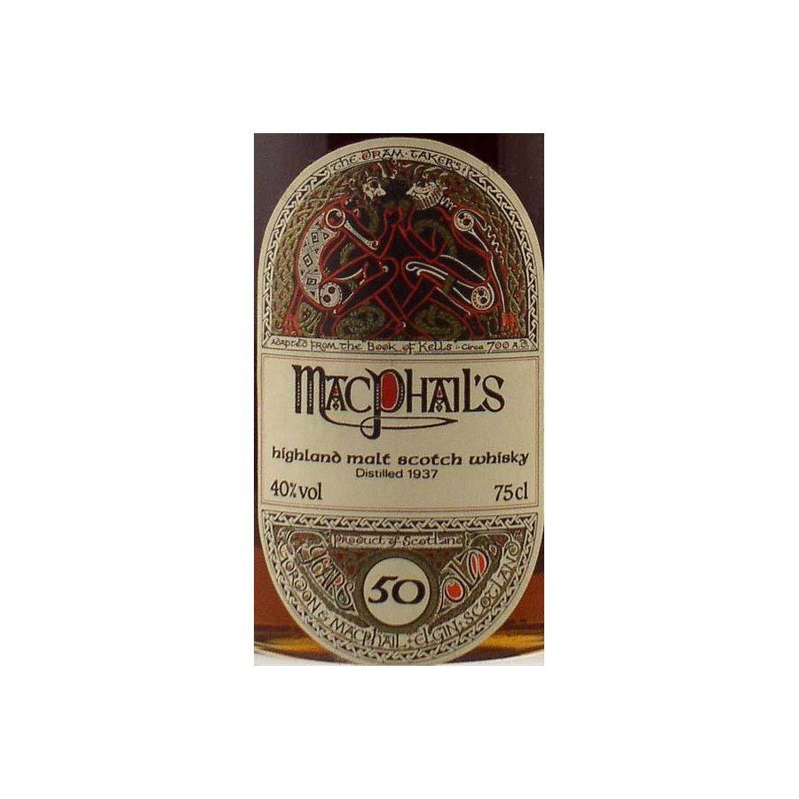 Gordon & MacPhail 1937 50 Years Single Malt Whisky