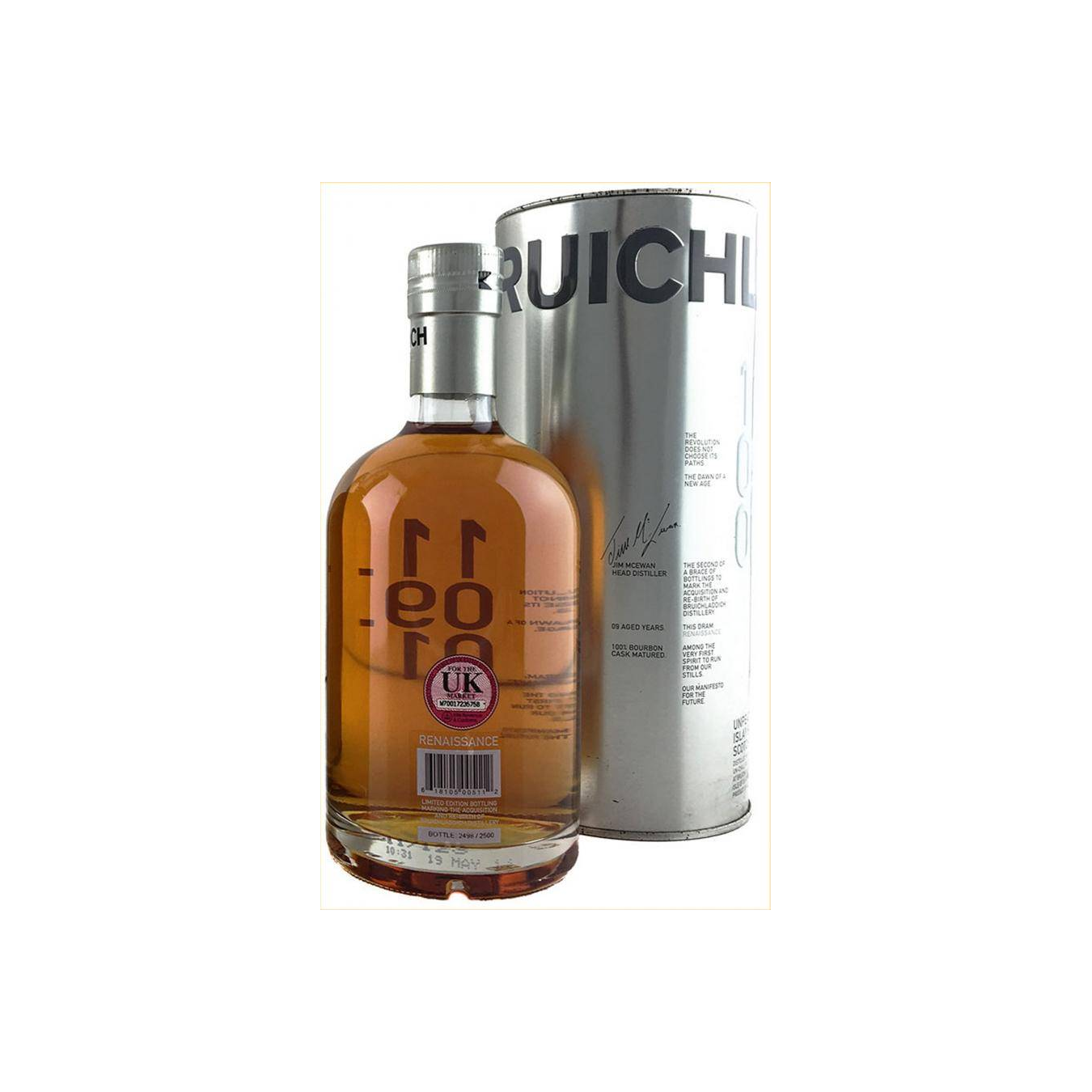 Bruichladdich 2001 9 Years Single Malt Whisky 3