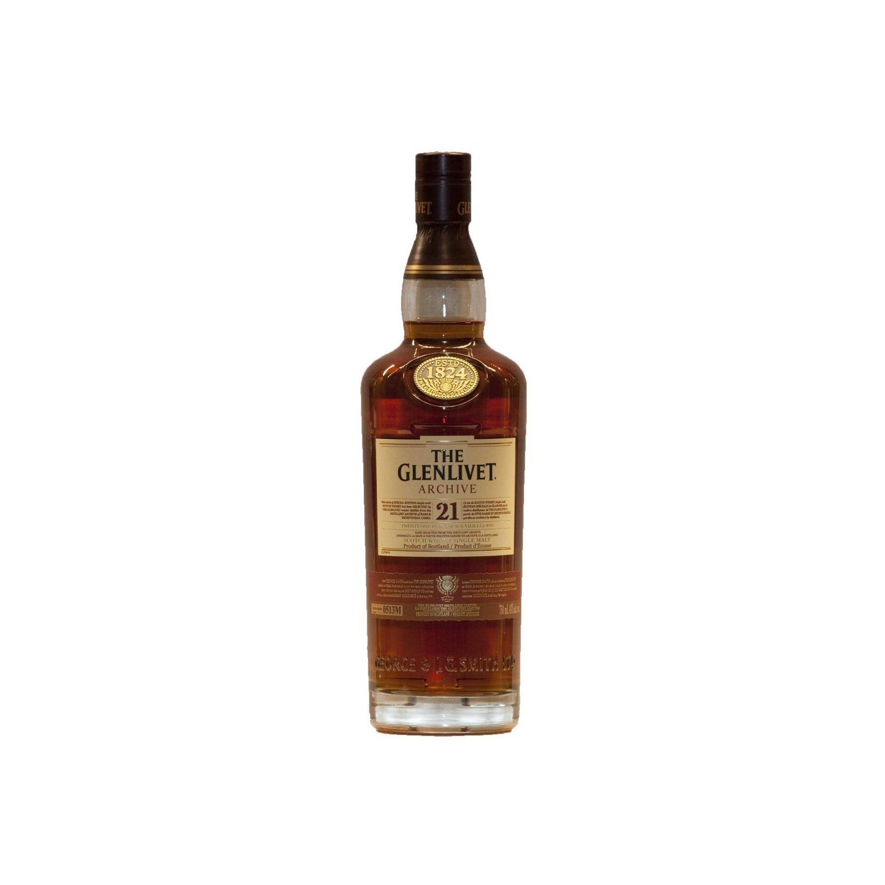 The Glenlivet 21 Years Single Malt Whisky