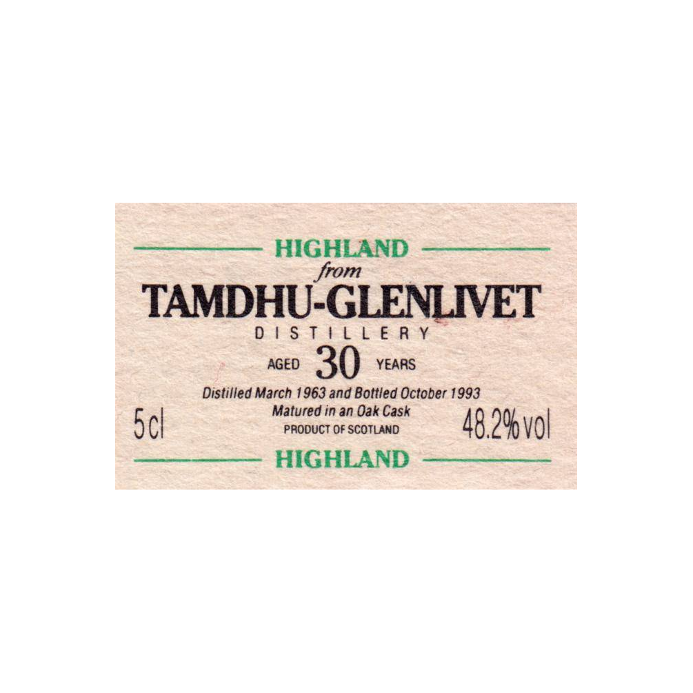 Tamdhu Authentic Collection 1963 30 Years Single Malt Whisky 3