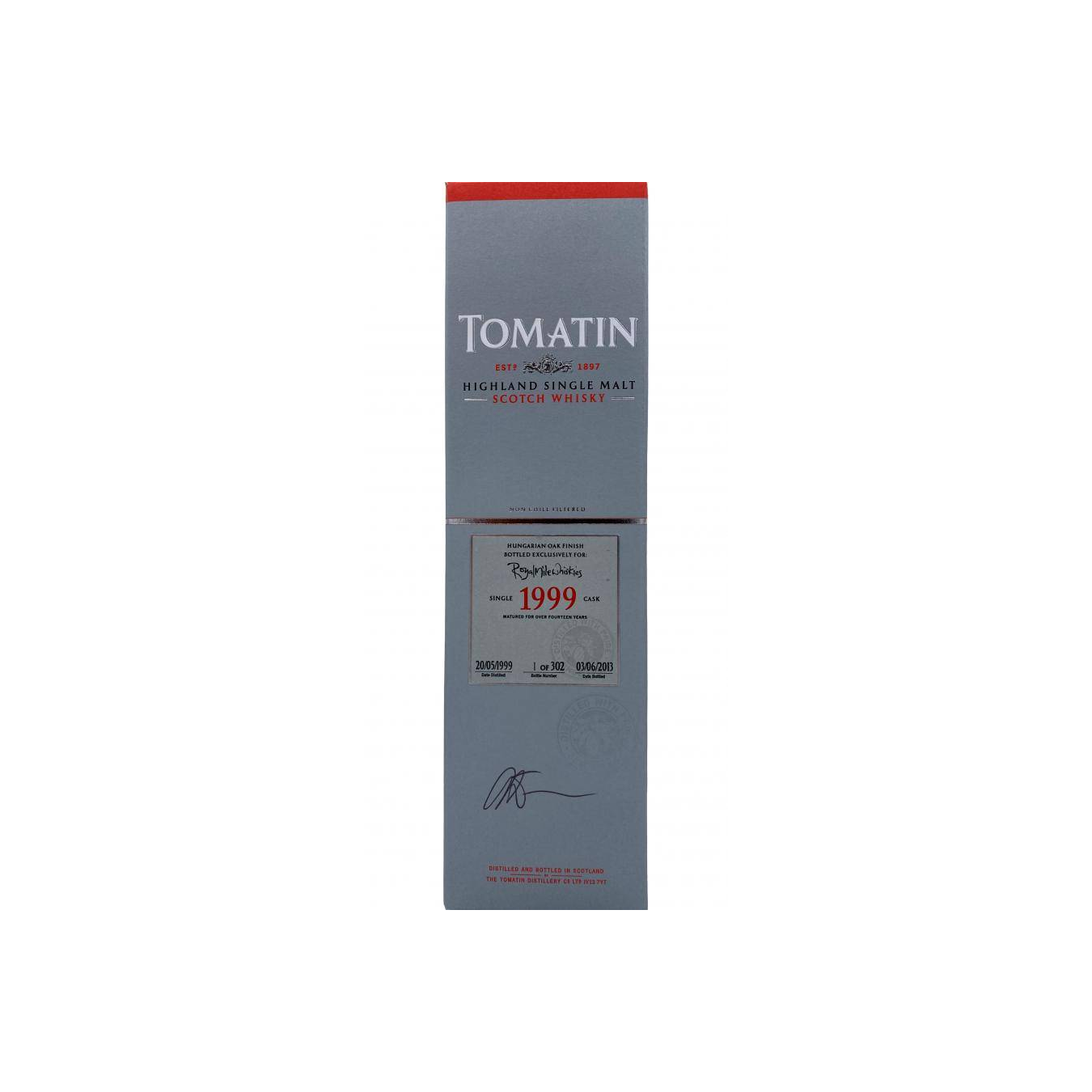 Tomatin Single Cask 1999 14 Years Single Malt Whisky 3