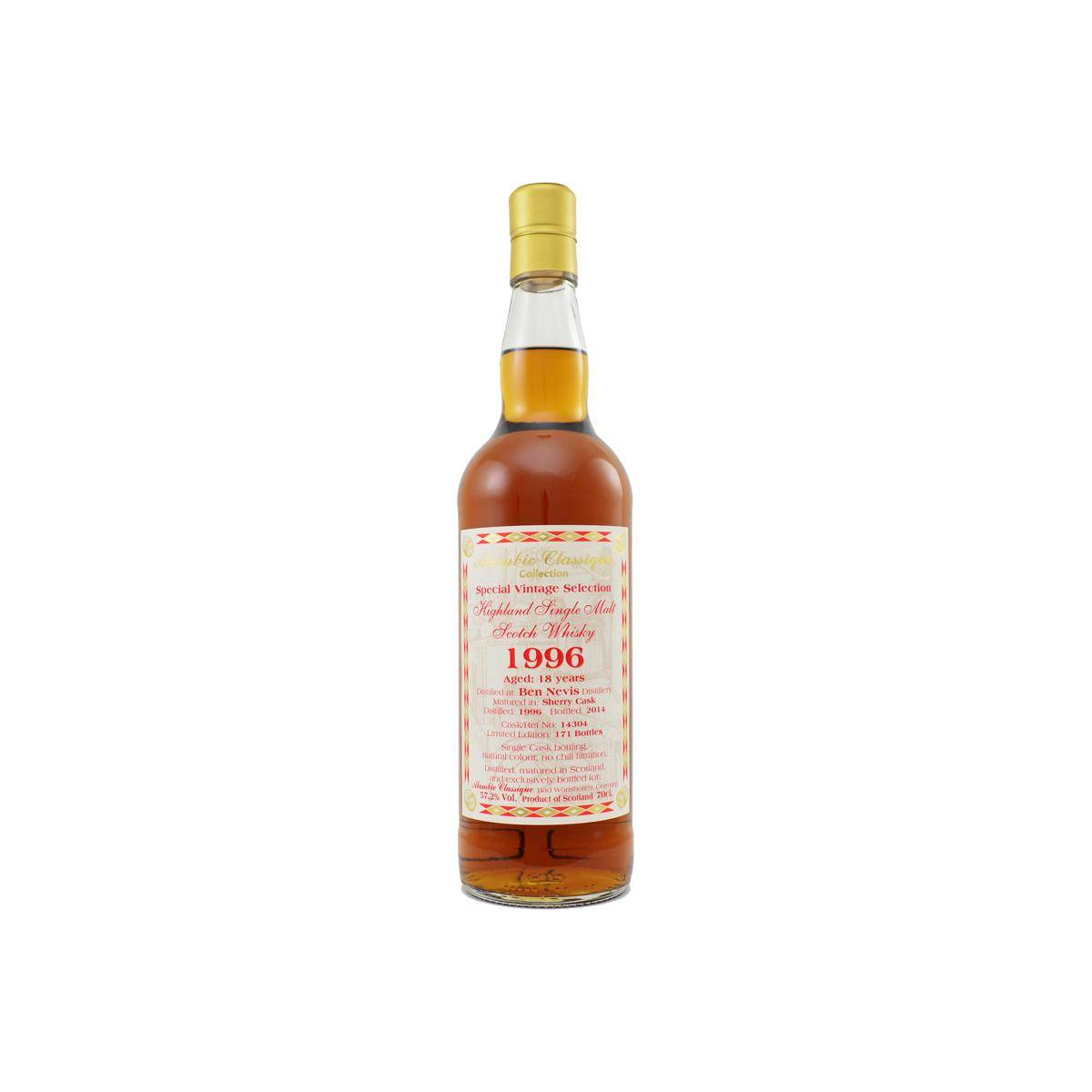 Ben Nevis 1996 18 Years Single Malt Whisky