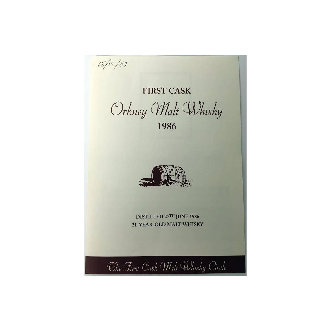 Highland Park 1986 21 Years Single Malt Whisky 3