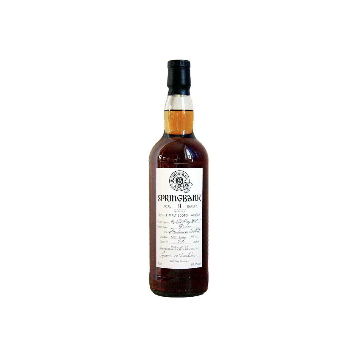 Springbank 1999 11 Years Single Malt Whisky