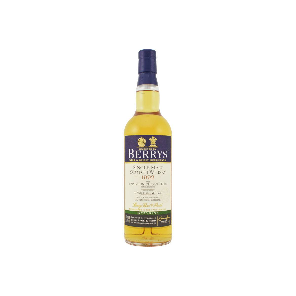 Caperdonich 1992 19 Years Single Malt Whisky