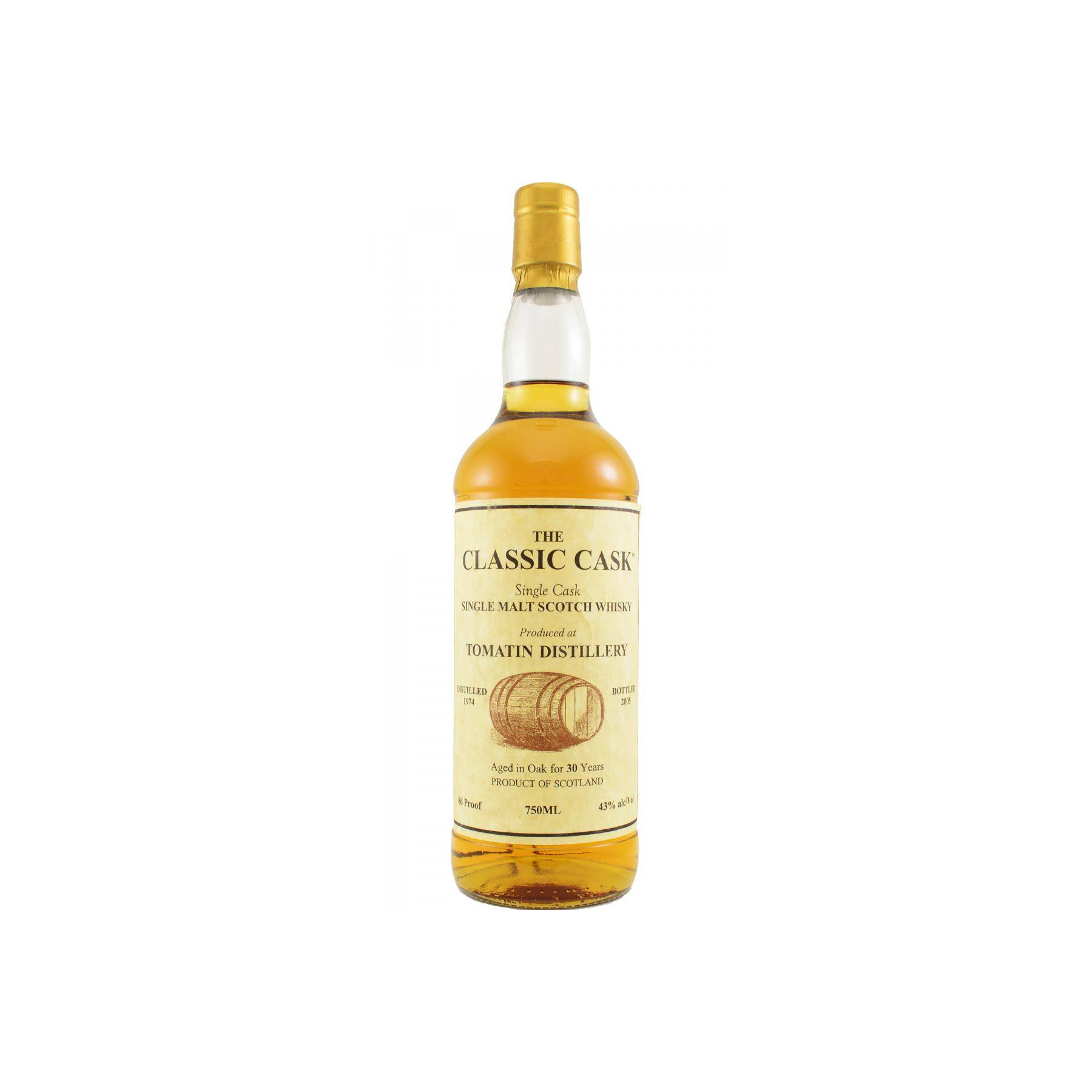 Tomatin Single Cask 1974 30 Years Single Malt Whisky