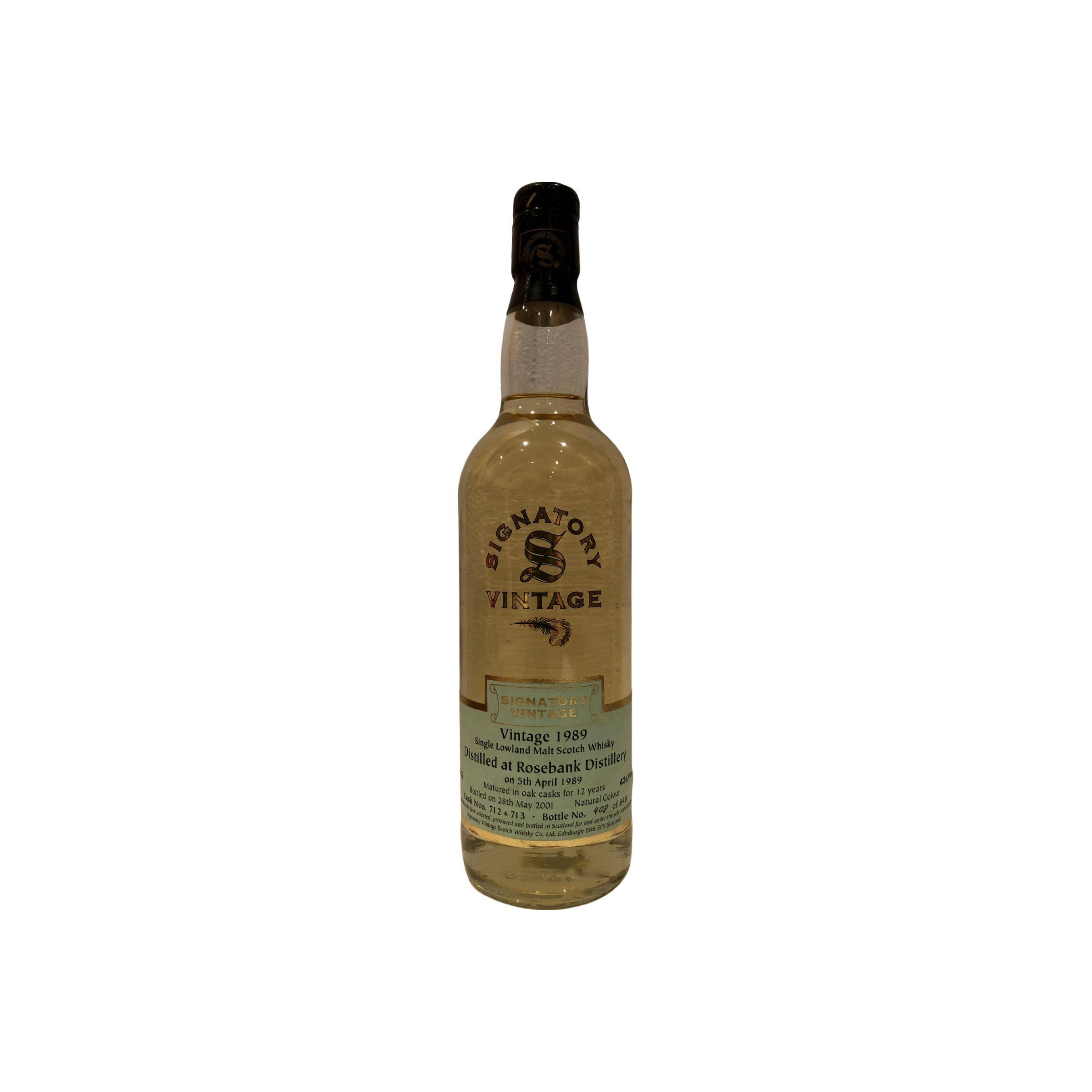 Rosebank Vintage Collection 1989 12 Years Single Malt Whisky