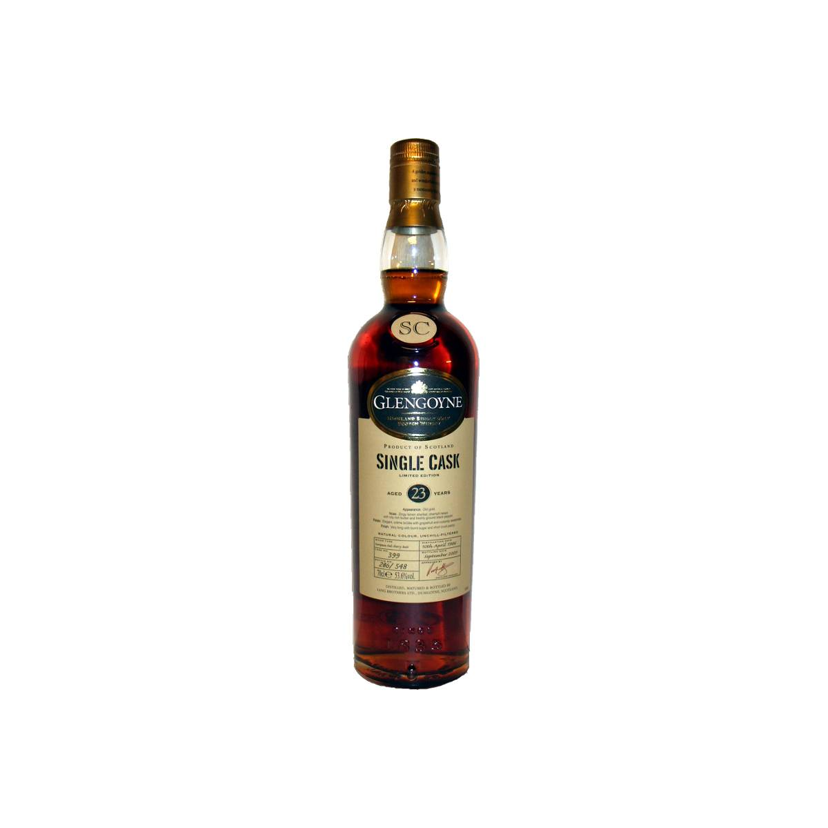Glengoyne Single Cask 1986 23 Years Single Malt Whisky
