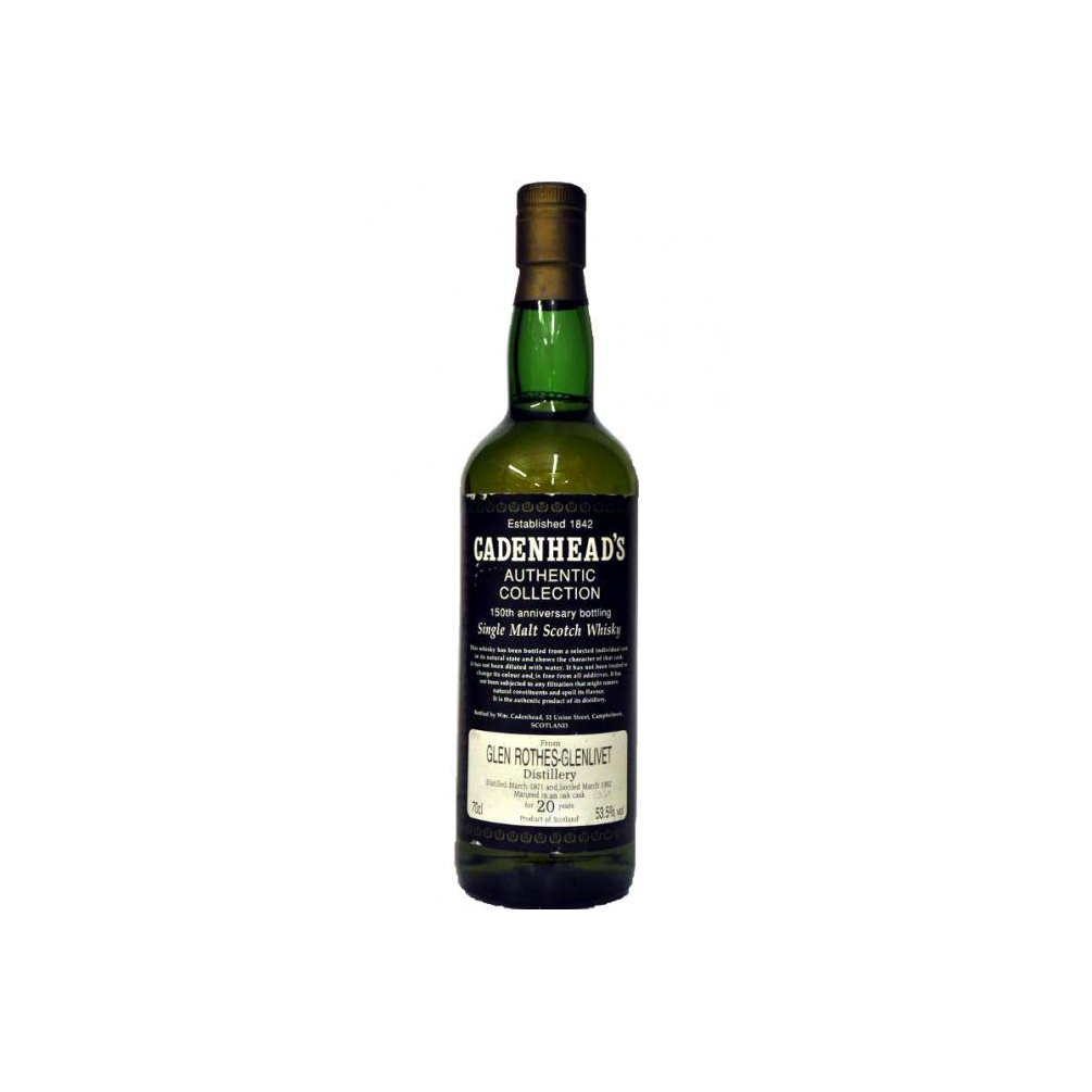 The Glenrothes 1971 20 Years Single Malt Whisky