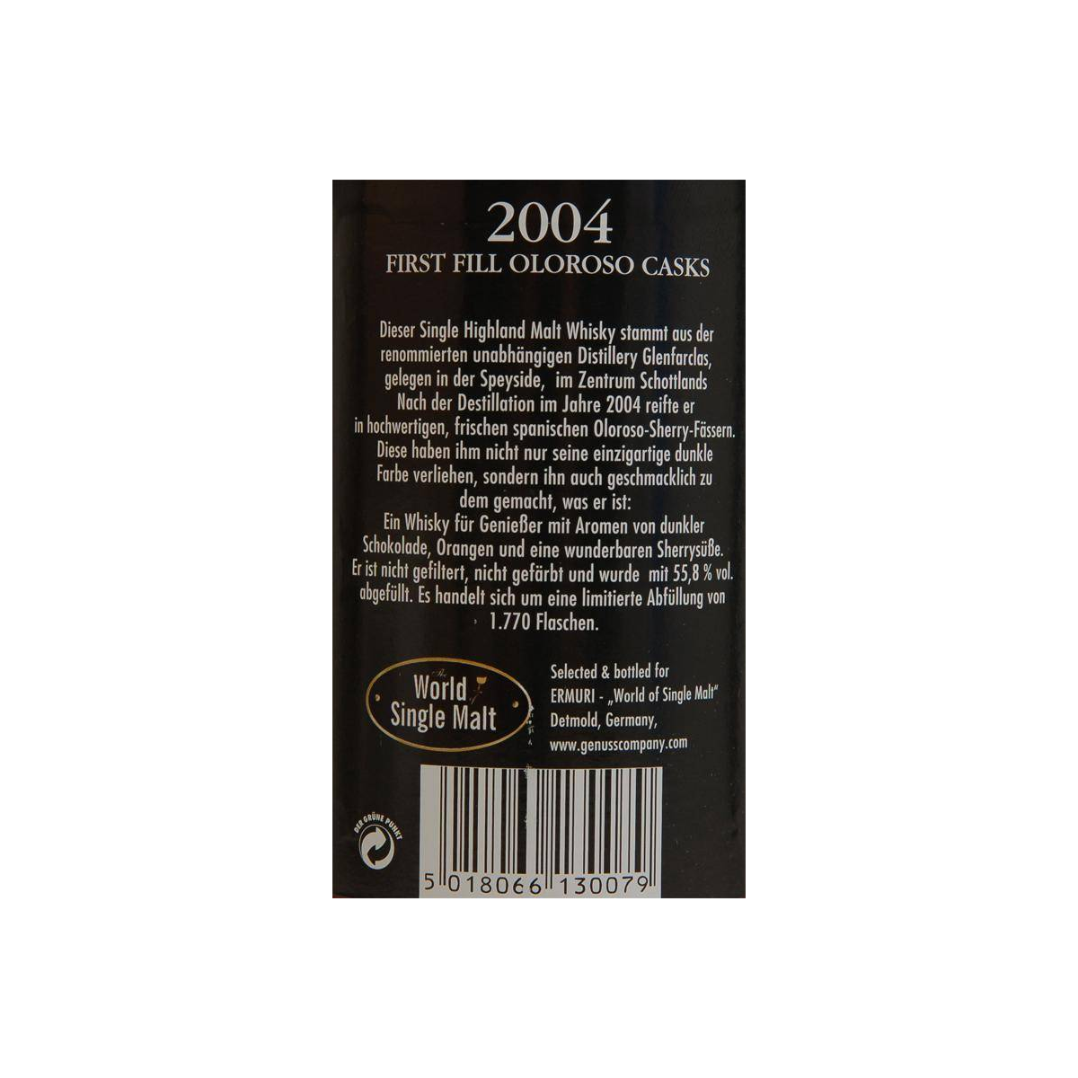 Glenfarclas 2004 8 Years Single Malt Whisky 3