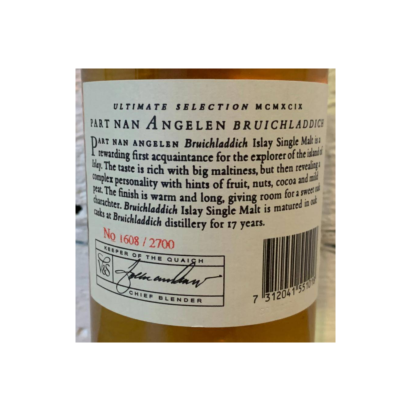 Bruichladdich 17 Years Single Malt Whisky 2