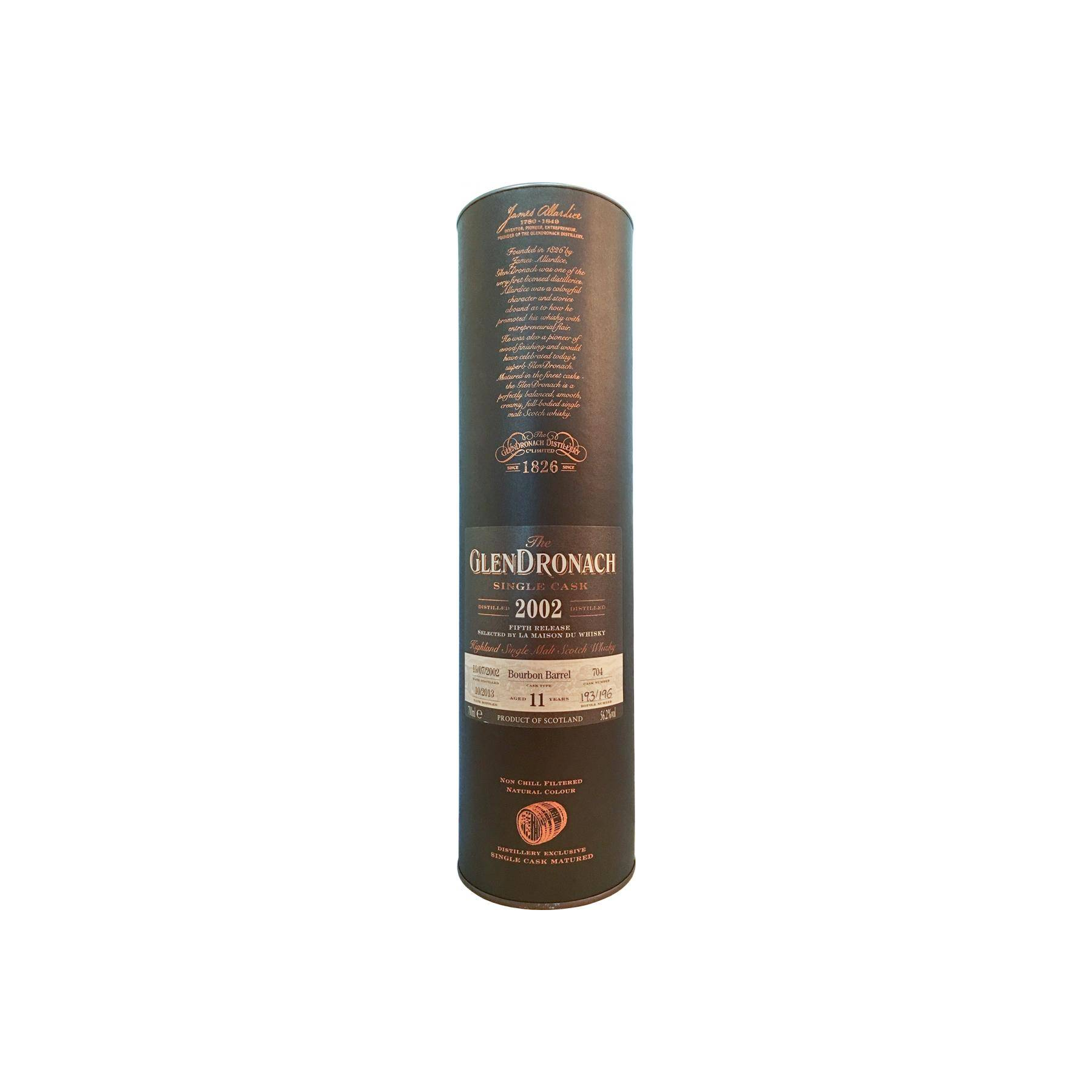GlenDronach Single Cask 2002 11 Years Single Malt Whisky 3