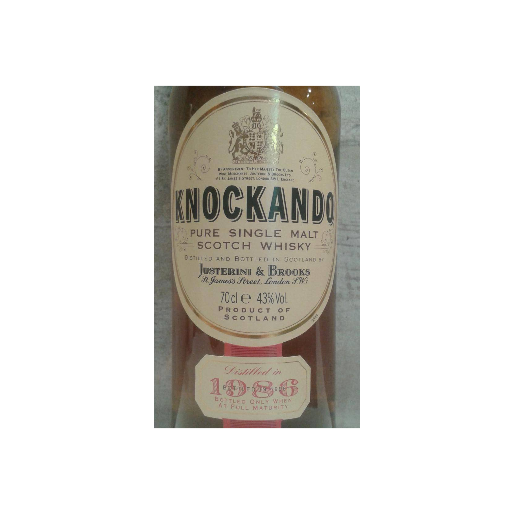 Knockando 1986 12 Years Single Malt Whisky