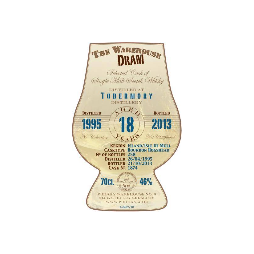 Tobermory 1995 18 Years Single Malt Whisky