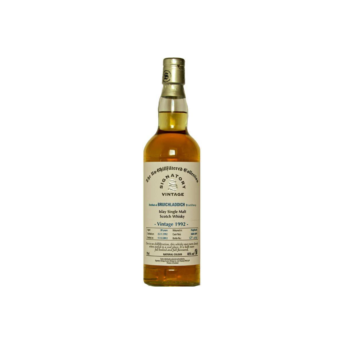 Bruichladdich The Un-Chillfiltered Collection 1992 20 Years Single Malt Whisky