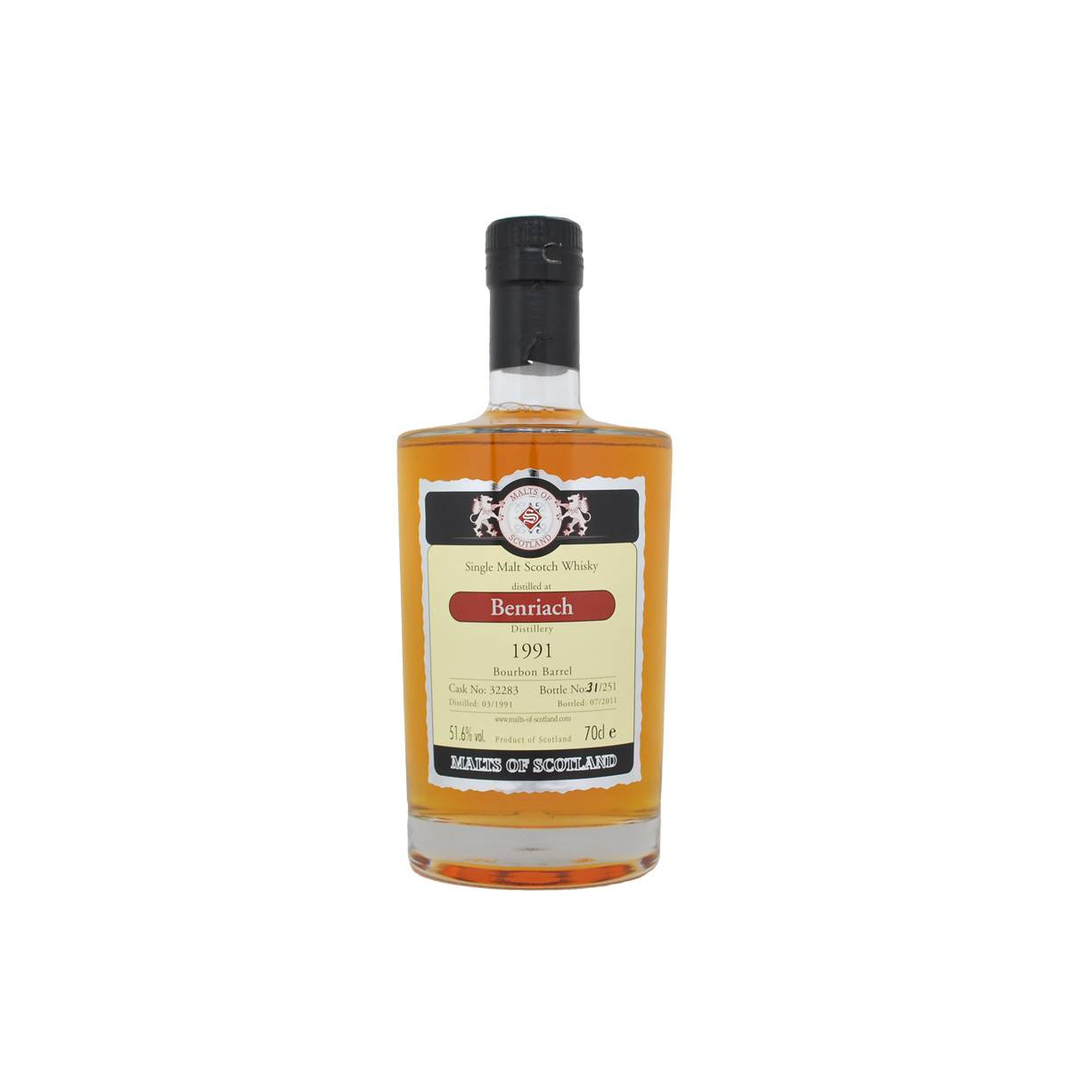 BenRiach 1991 20 Years Single Malt Whisky