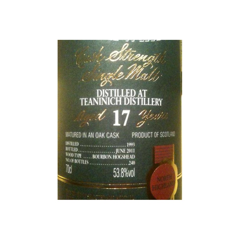 Teaninich Authentic Collection 1993 17 Years Single Malt Whisky 2