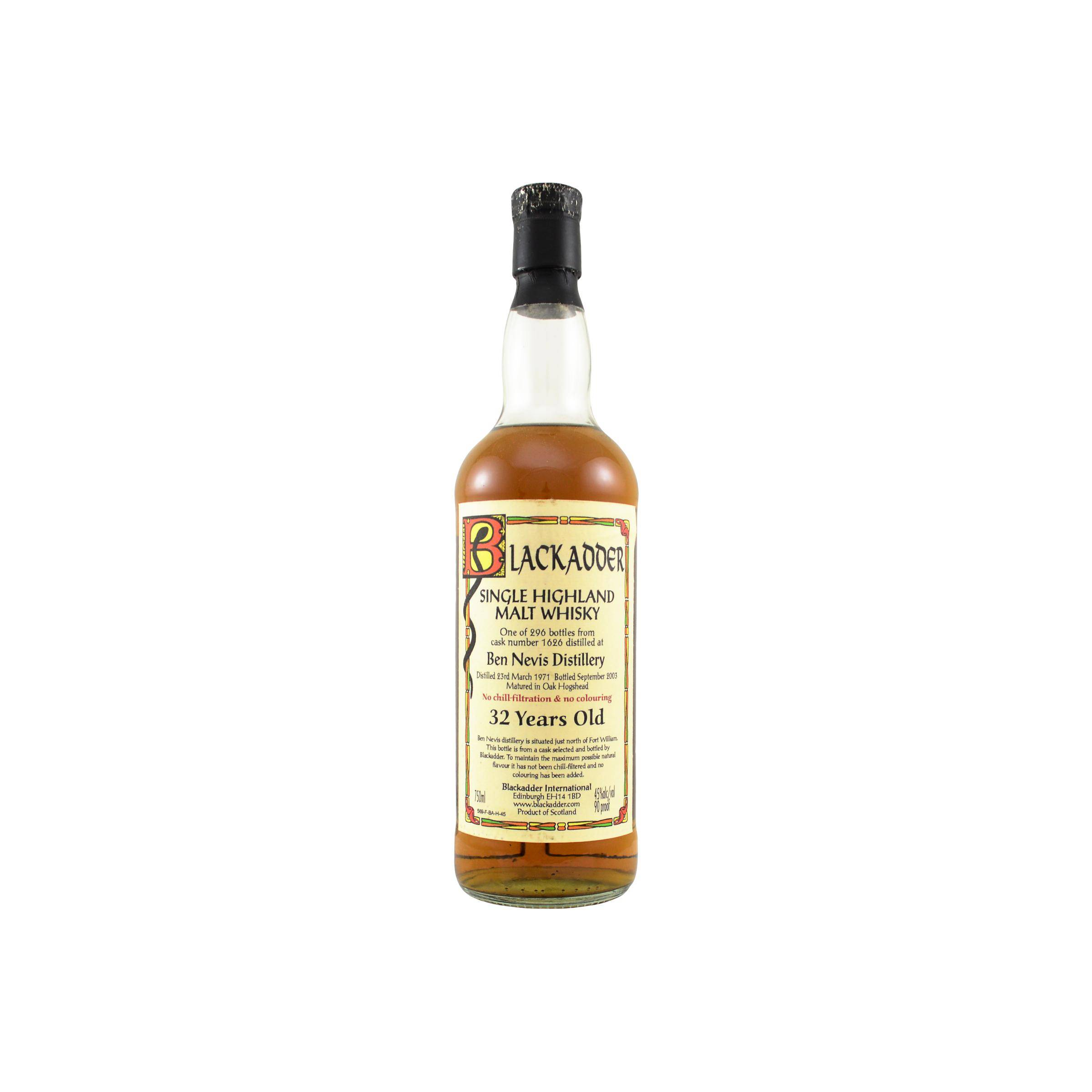 Ben Nevis 1971 32 Years Single Malt Whisky