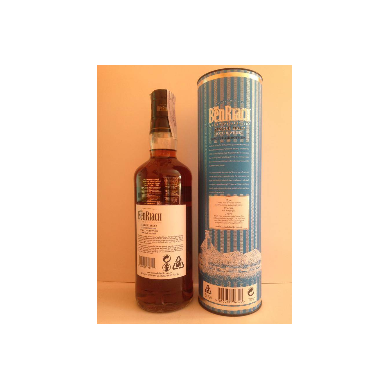 BenRiach 1998 15 Years Single Malt Whisky 3